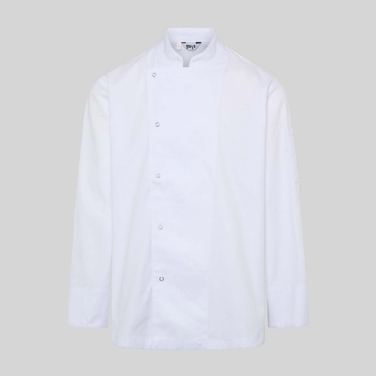 GARY'S Ortiz veste cuisine unisexe noire manches longues