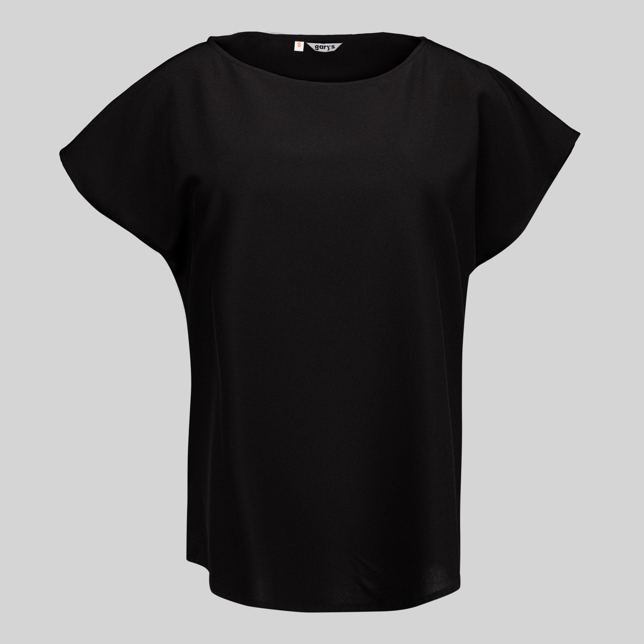 Gary's Pensamiento blouse femme noire microfibre
