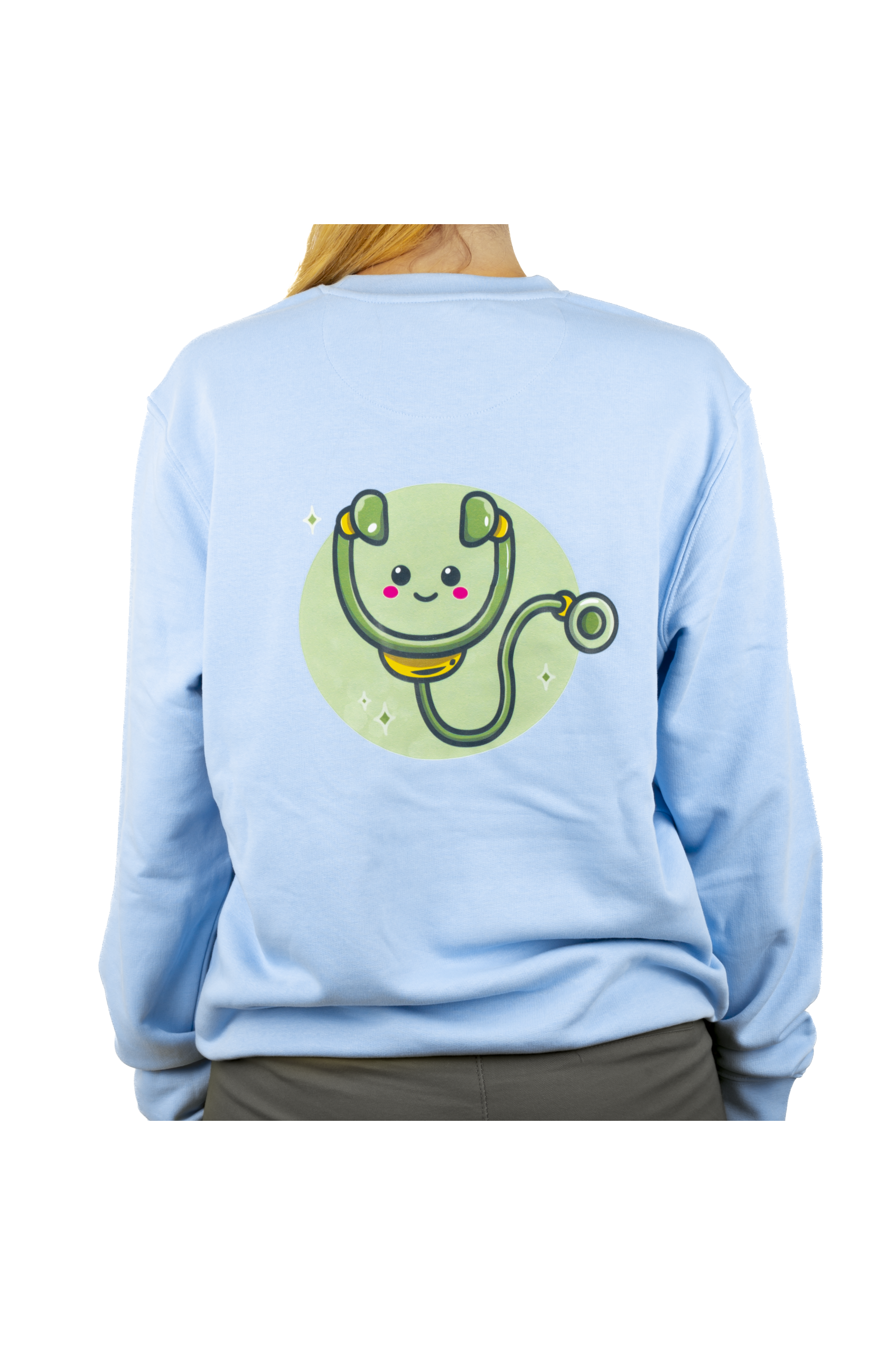 Enfermania Ropa sweat infirmiere bleu felpa unisexe kawaii