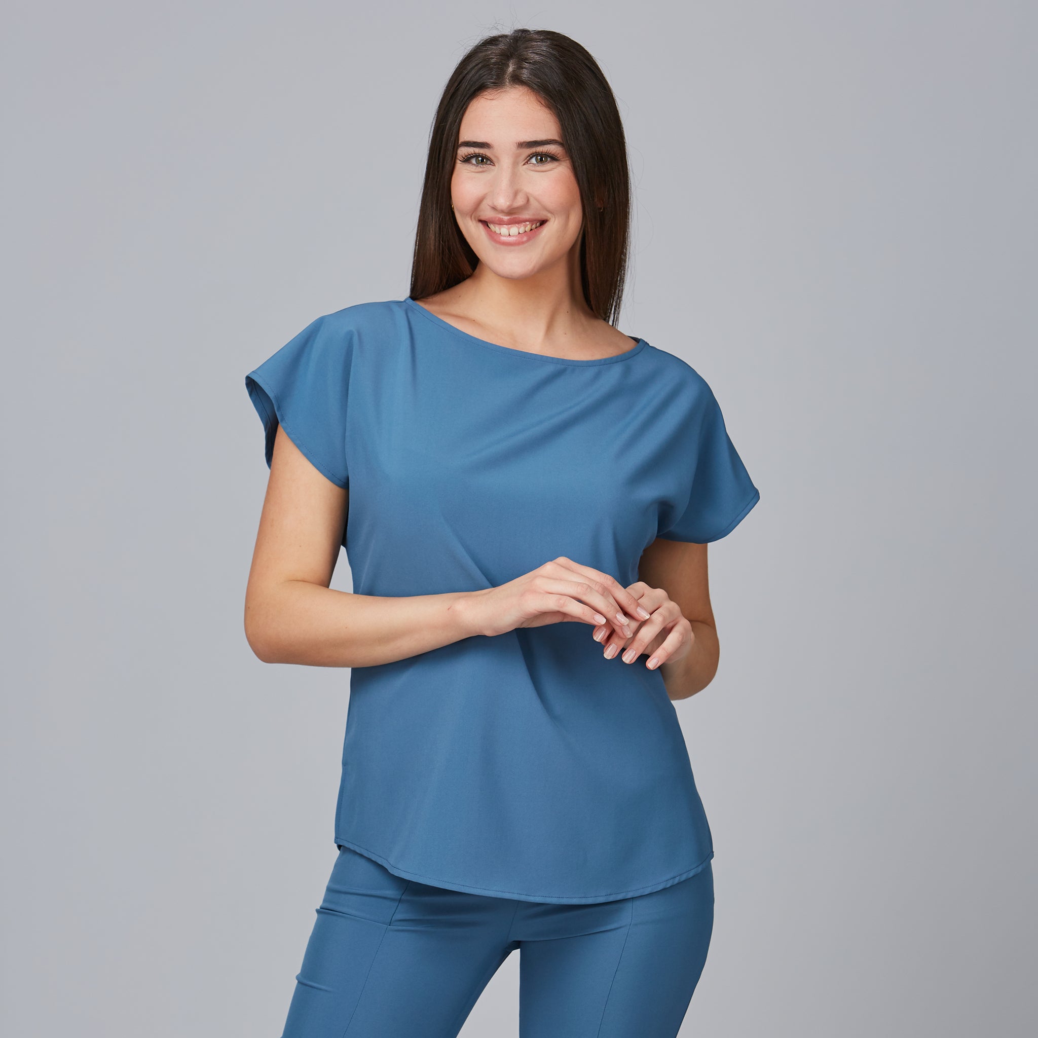 Gary's Pensamiento blouse femme noire microfibre