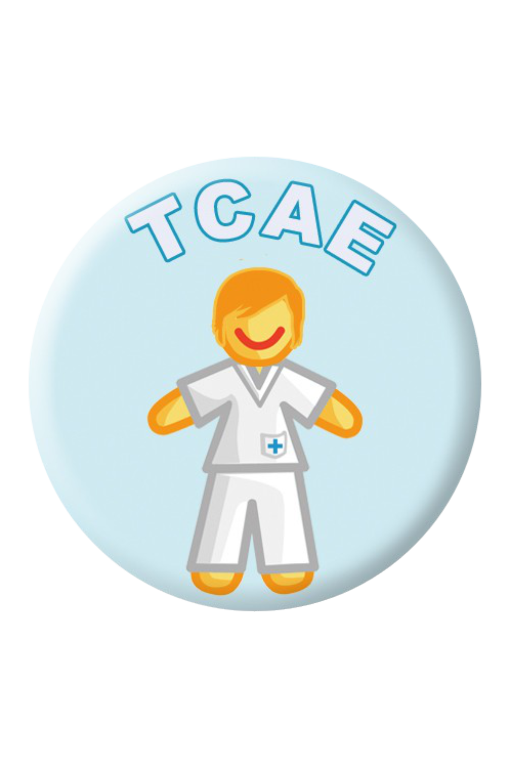 Enfermania Regalos Badge TCAE 38 mm Pin's Blouse