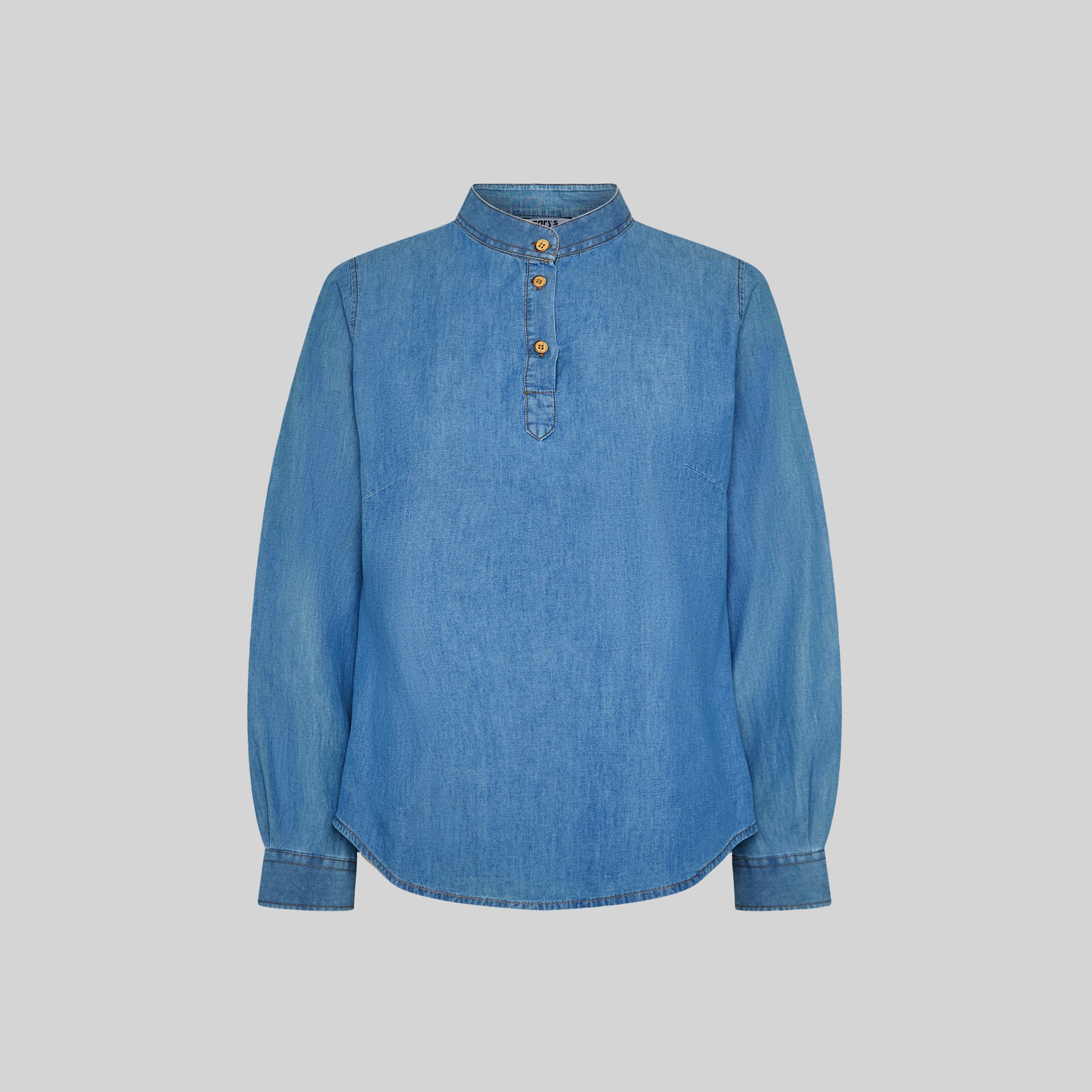 Gary's Julietta Chemise Femme Jean Indigo Manches Longues