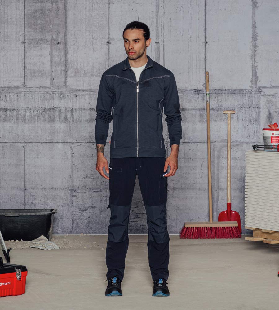 Würth MODYF Stretch X sweat zippé marine triple couture