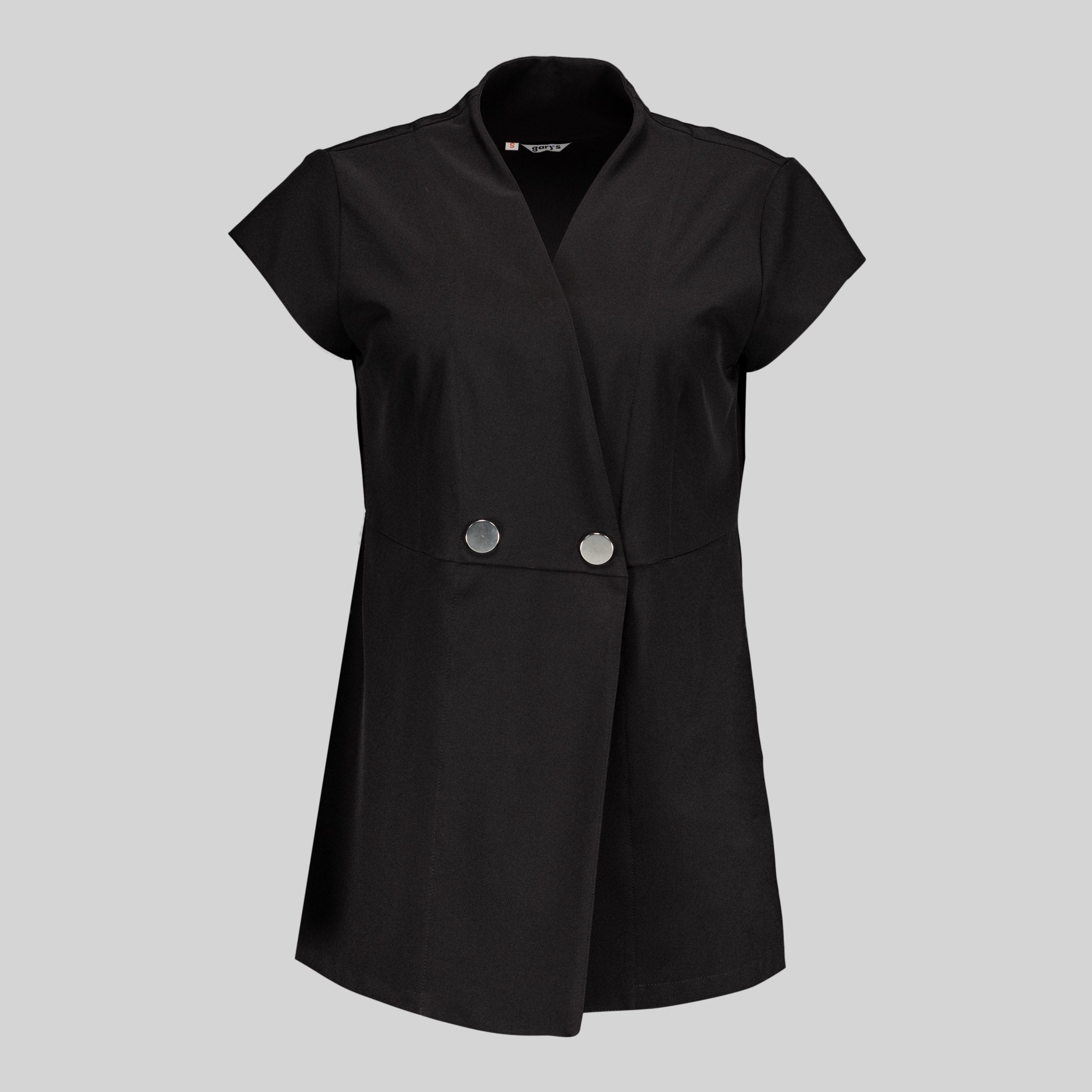 GARY'S Lirio Veste Femme Noire Manches Courtes