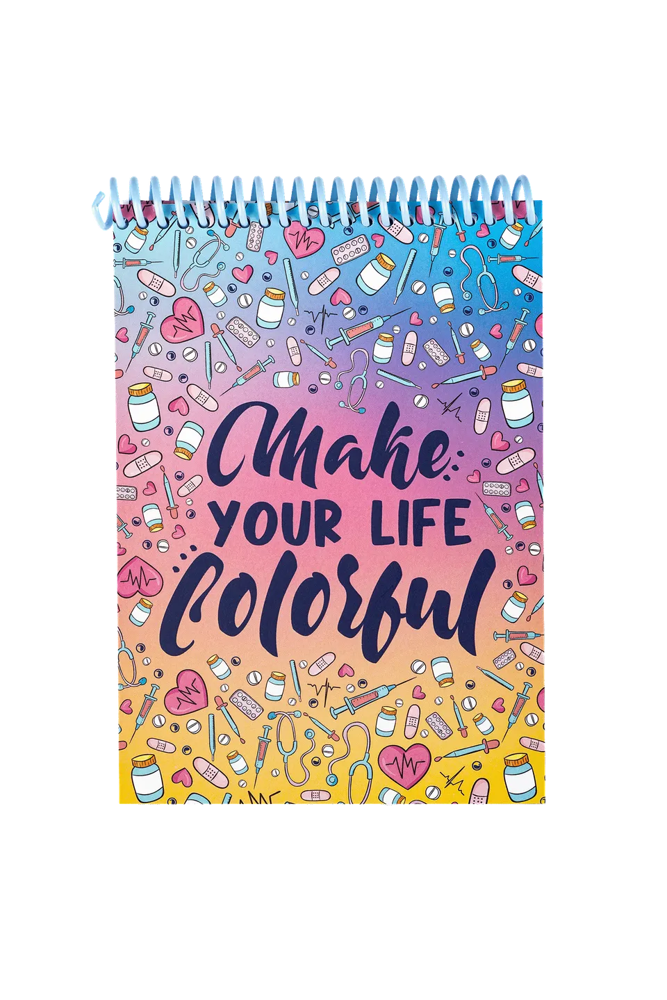 Enfermania Papelería Carnet A6 Colorful poche 50 pages