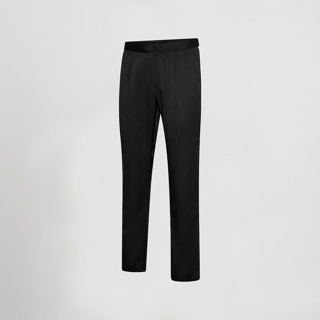 Gary's Pantalon Homme Ceinture Extensible Noir Taille 48