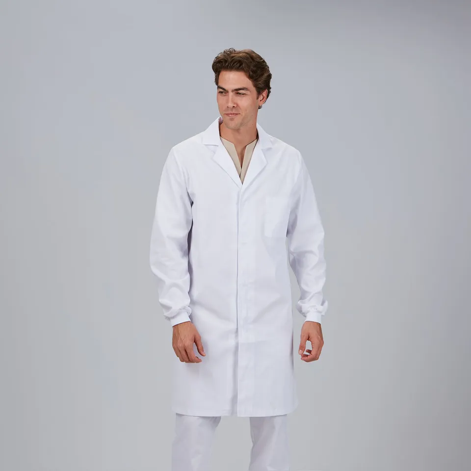 Gary's Enzo blouse médicale blanche unisexe manches longues