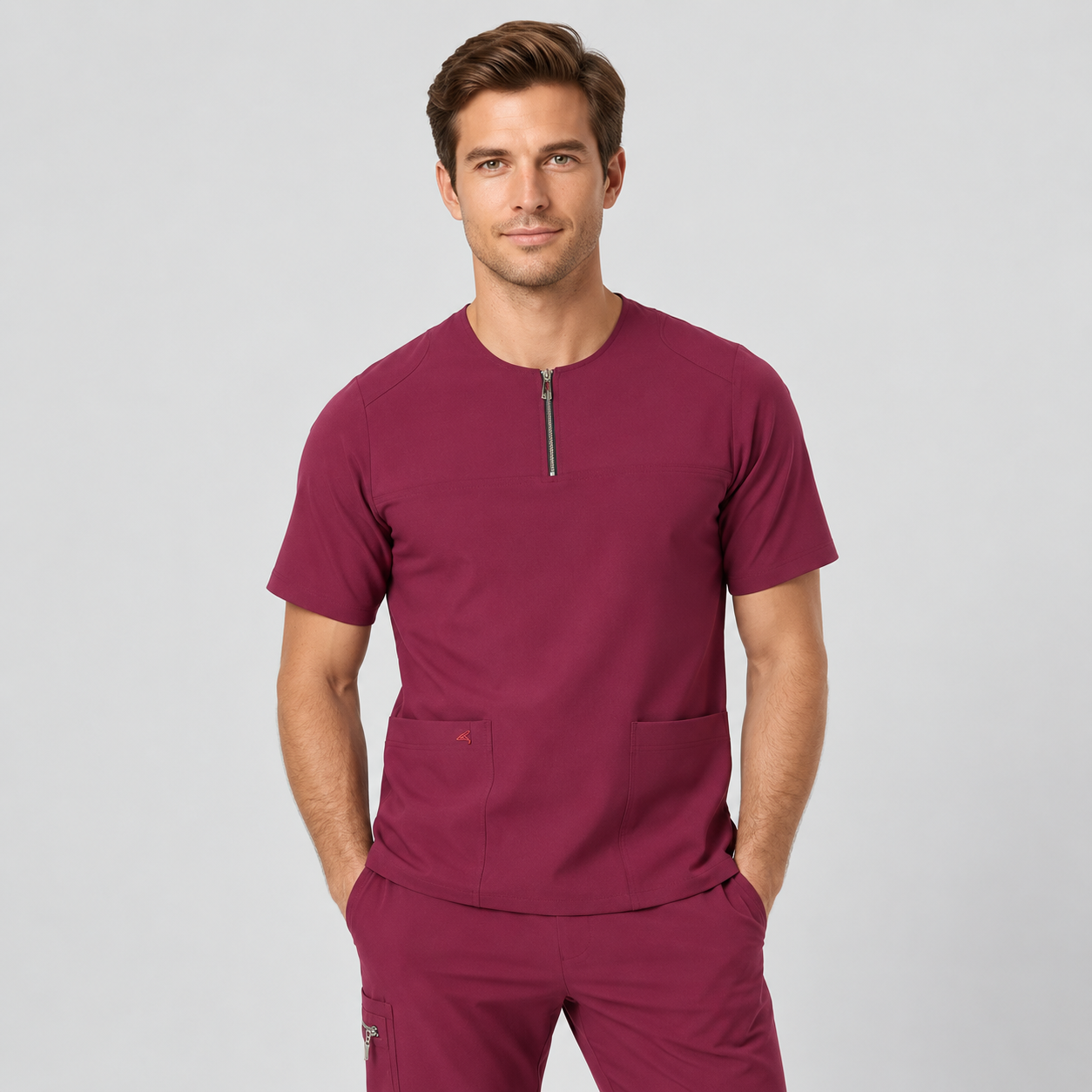 Gary's Aday Tunique médicale homme noire slim