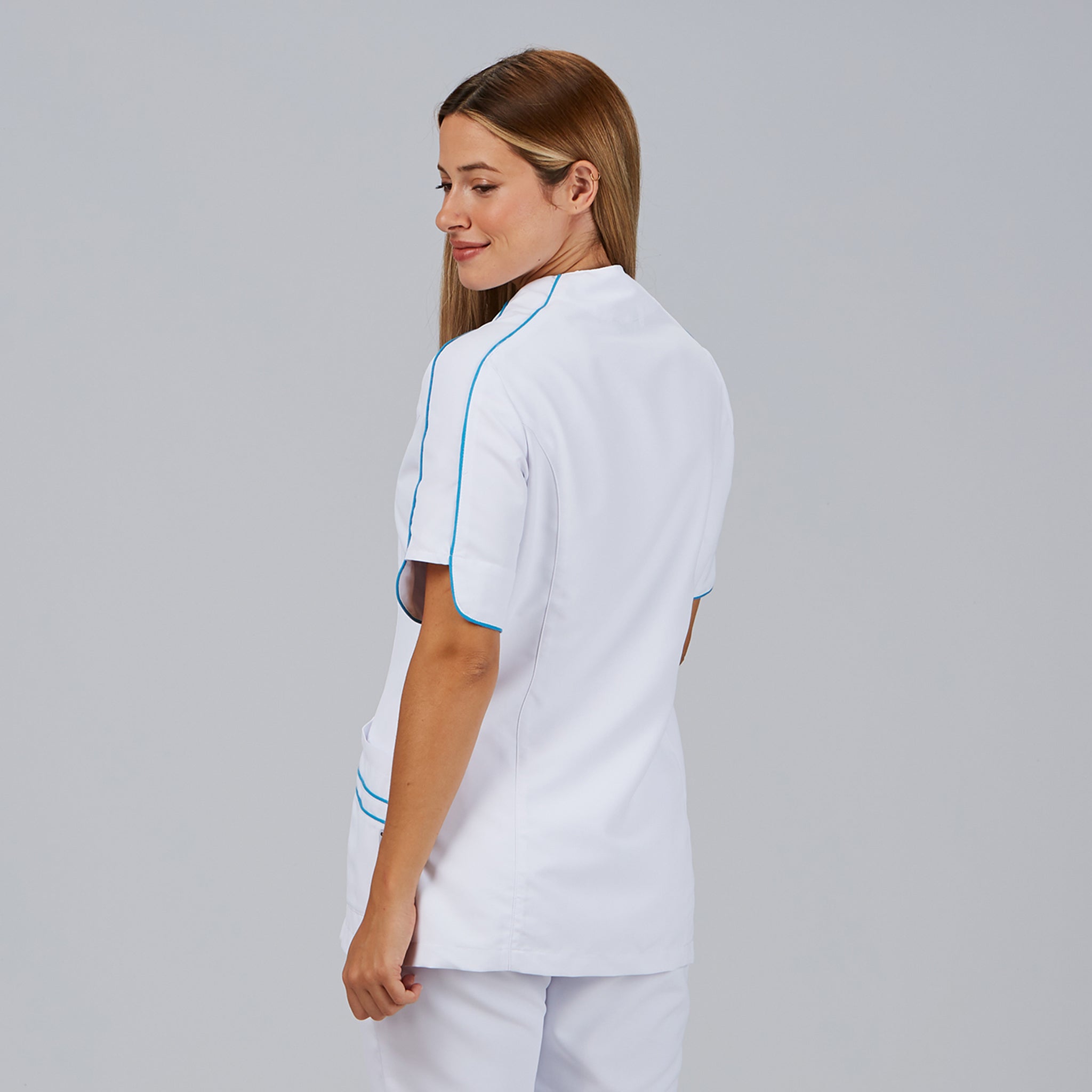 Gary's Arancha blouse médicale blanche antibactérienne