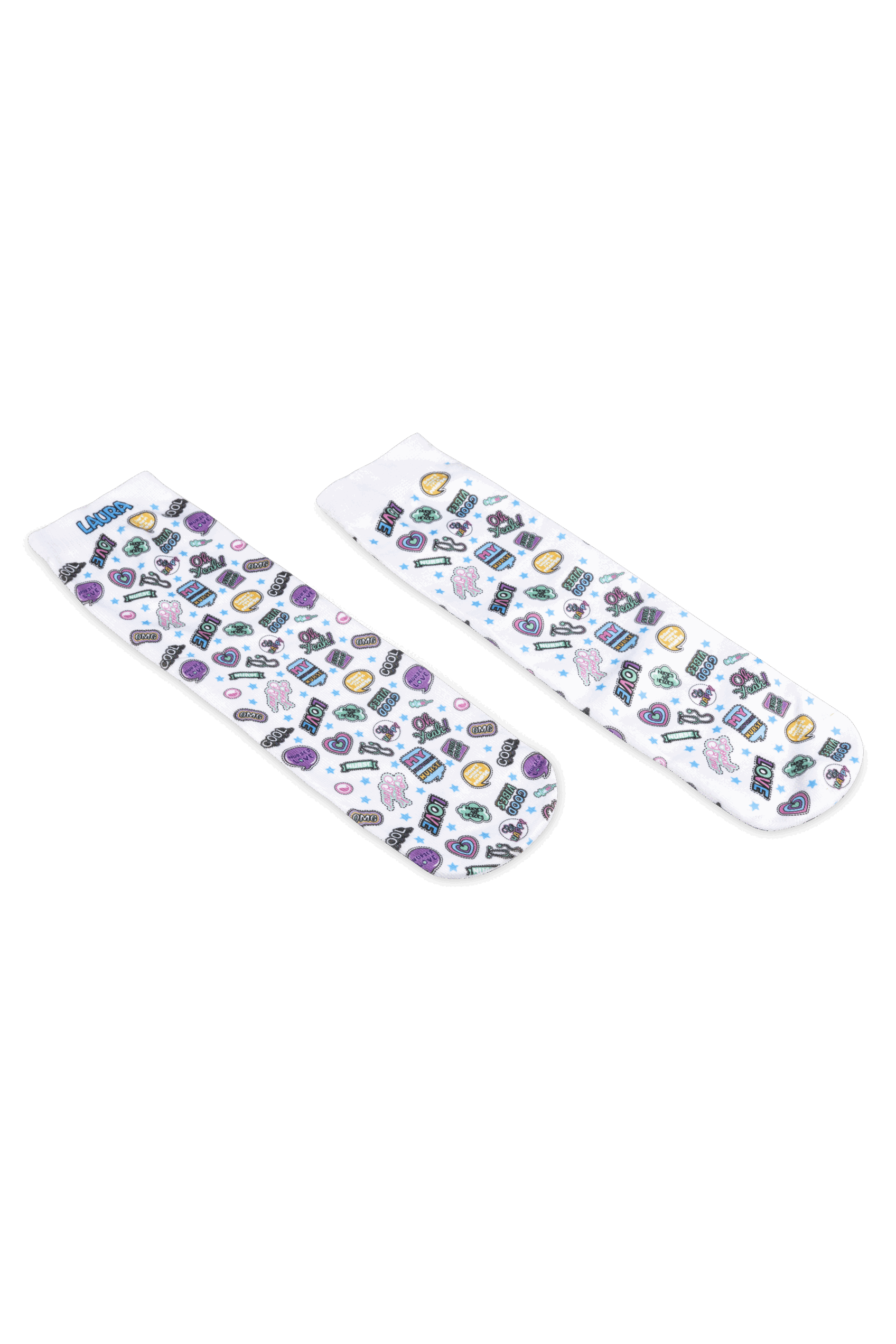 Enfermania Stickers Collection chaussettes imprimées polyester S/M