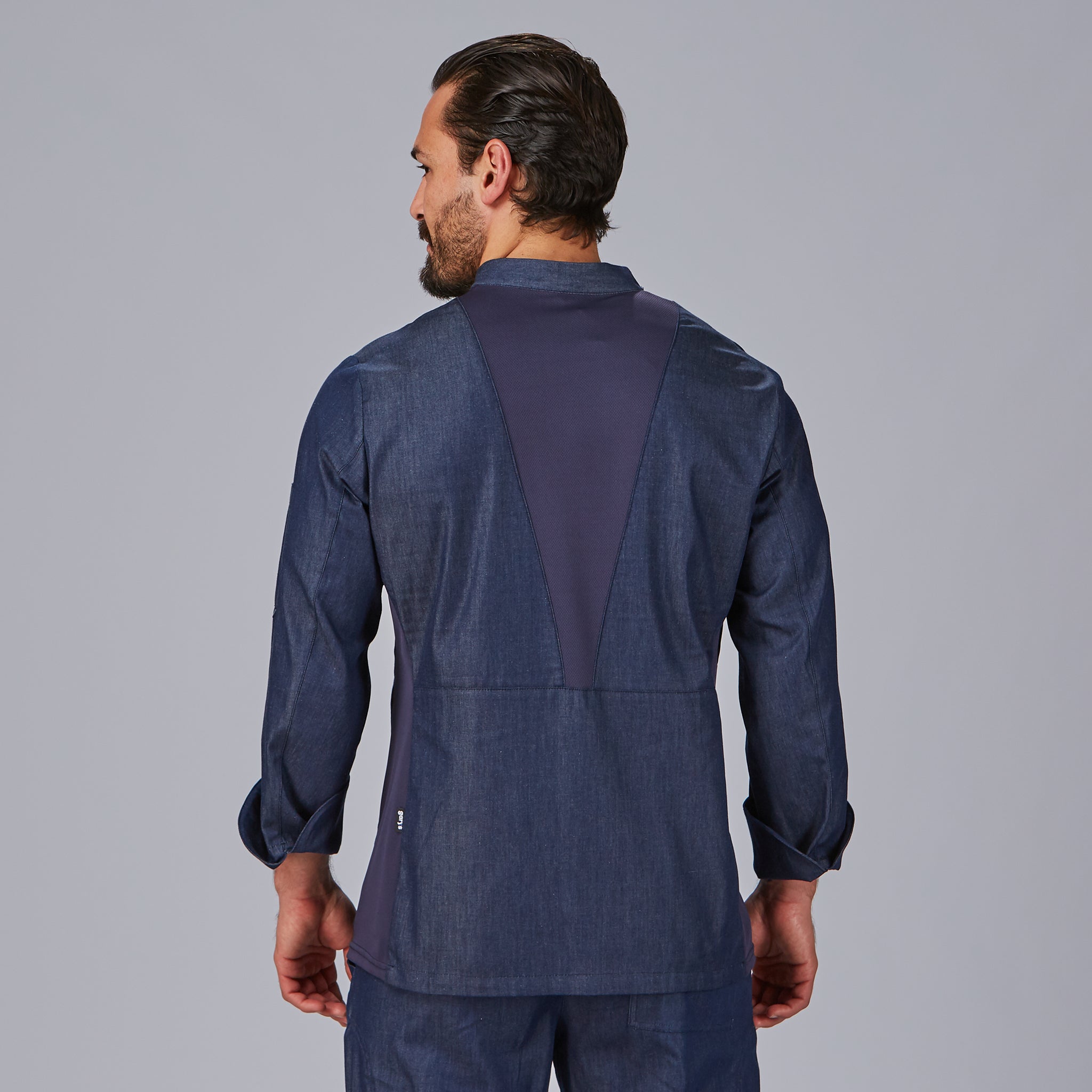 Gary's Santana Veste Cuisine Unisexe Zafiro Denim Stretch
