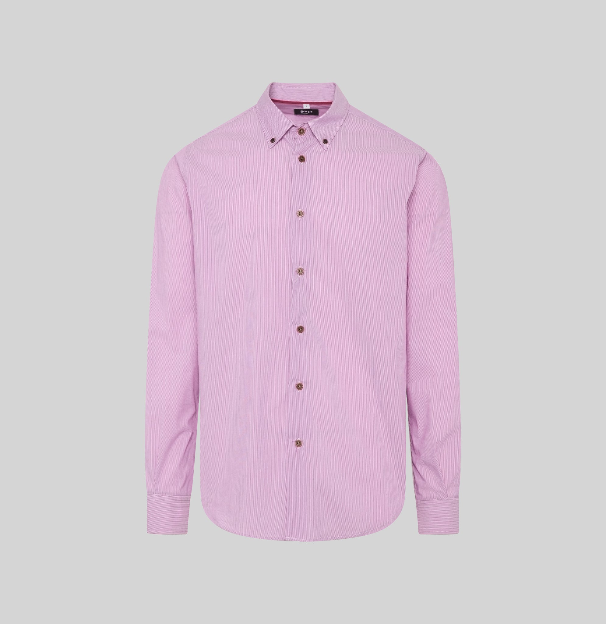GARY'S Leonardo chemise homme rayée slim marine stretch