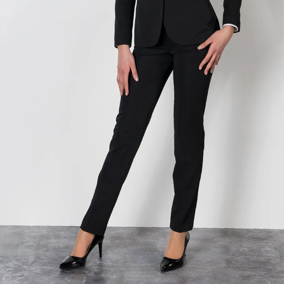GARY'S Pants TROUSERS WOMAN POCKETS TECNO pantalon noir stretch
