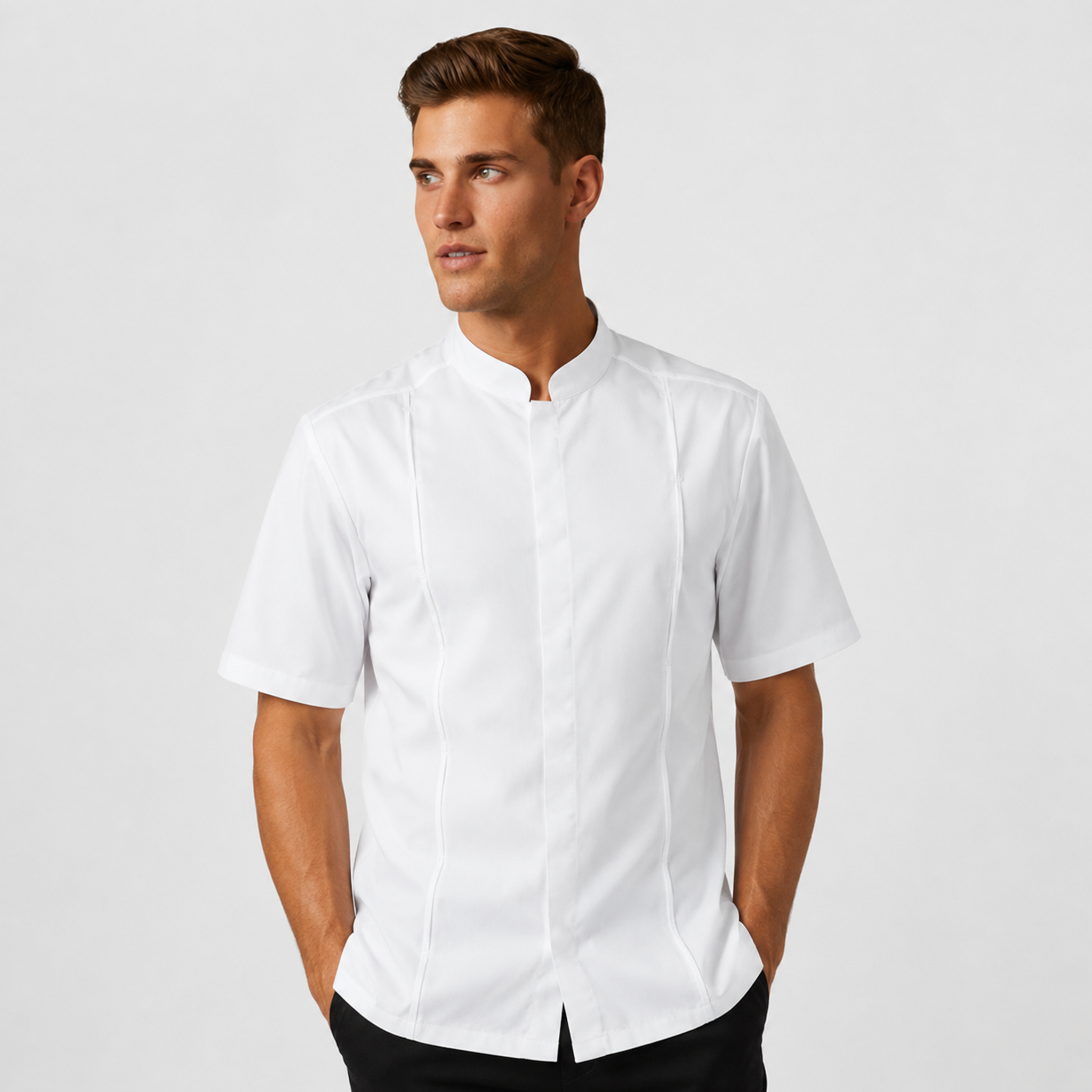 Gary's Chef Jackets veste cuisine Loki blanche unisexe