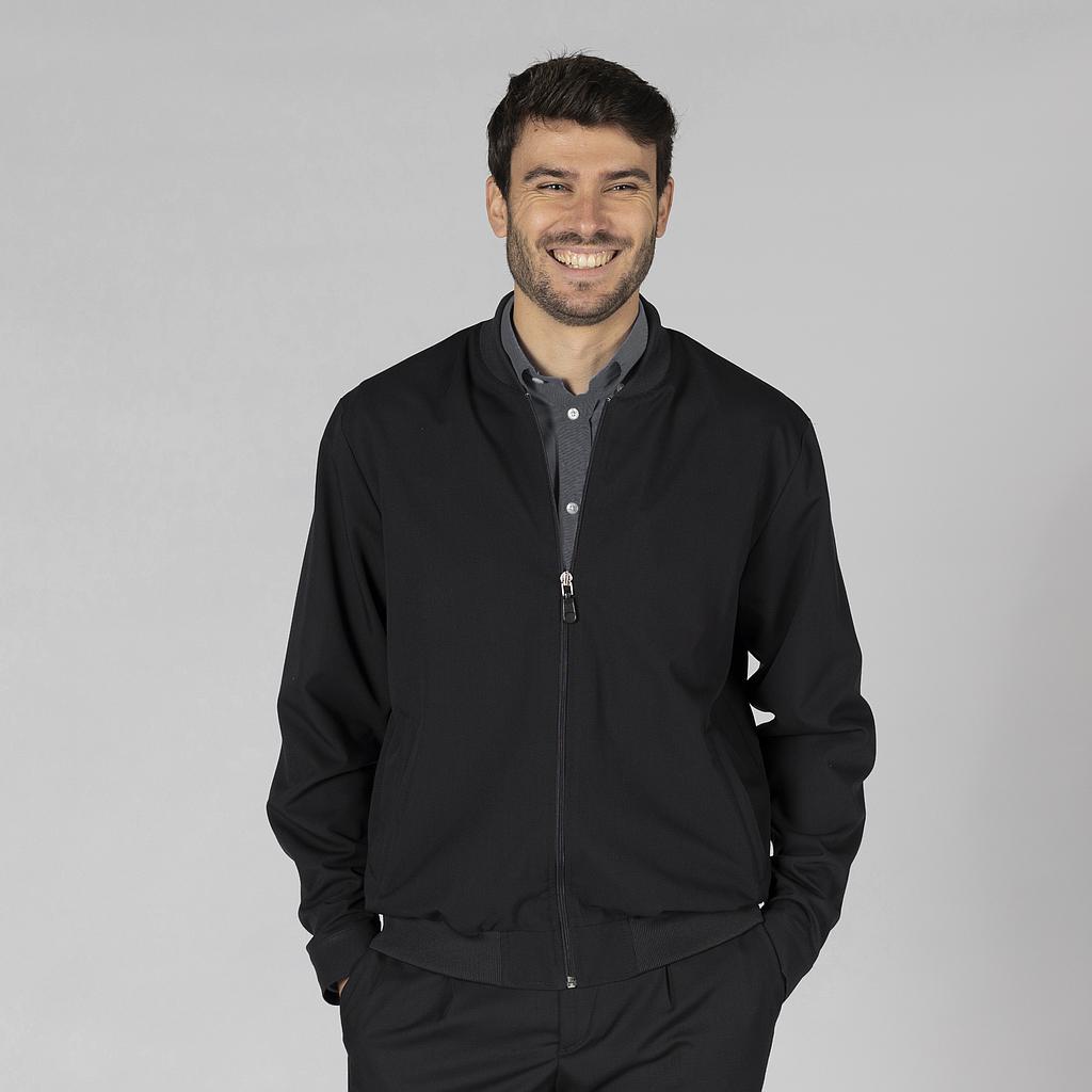 Gary's Trivial Bomber Homme Noir Veste Travail Doublée