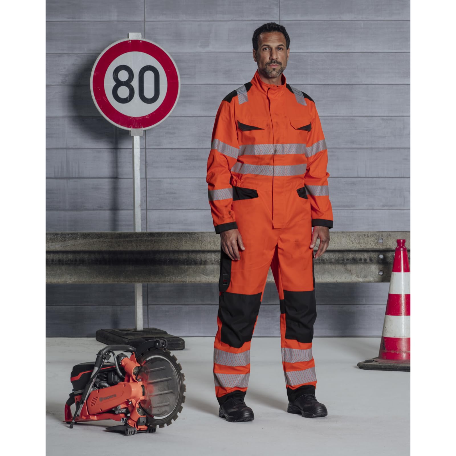 Würth MODYF Fluo combinaison orange/anthracite coton classe 3