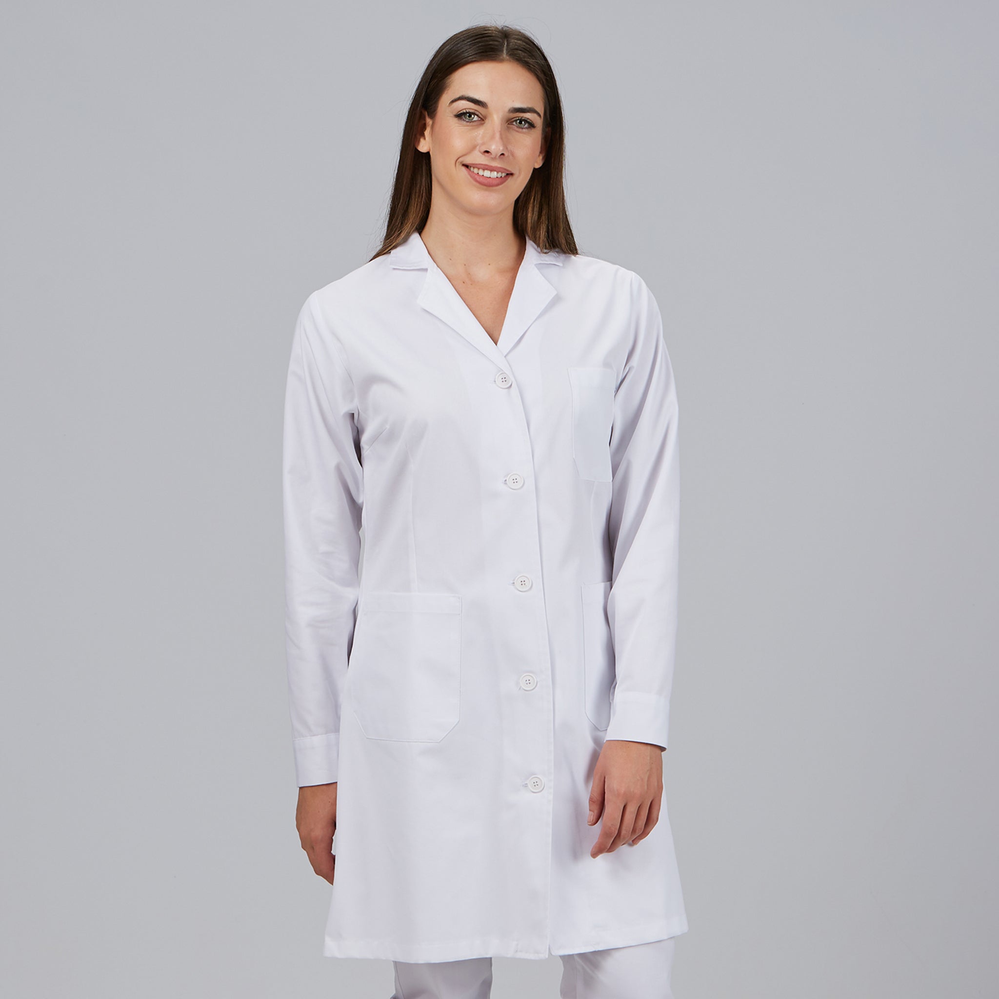 Gary's Robes blouse médicale femme blanche manches longues