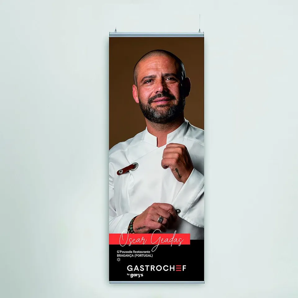 GARY'S Oscar Geadas bâche publicitaire couleur spéciale