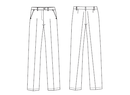 Gary's Maxima pantalon travail noir femme poches