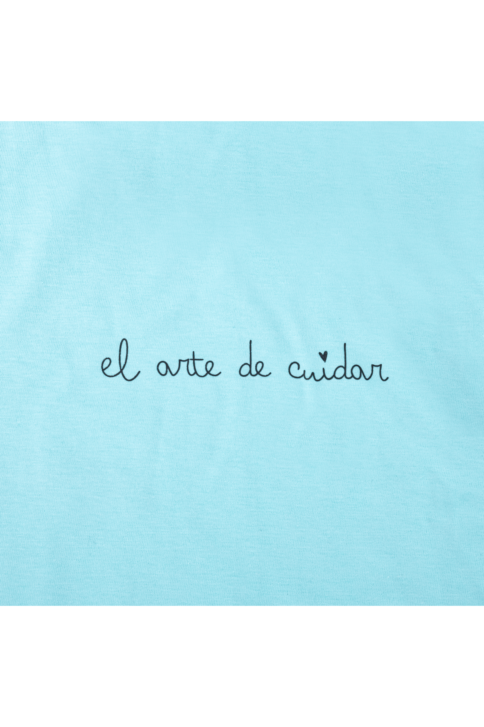 Enfermania Ropa t-shirt femme aqua pansement coton bio M
