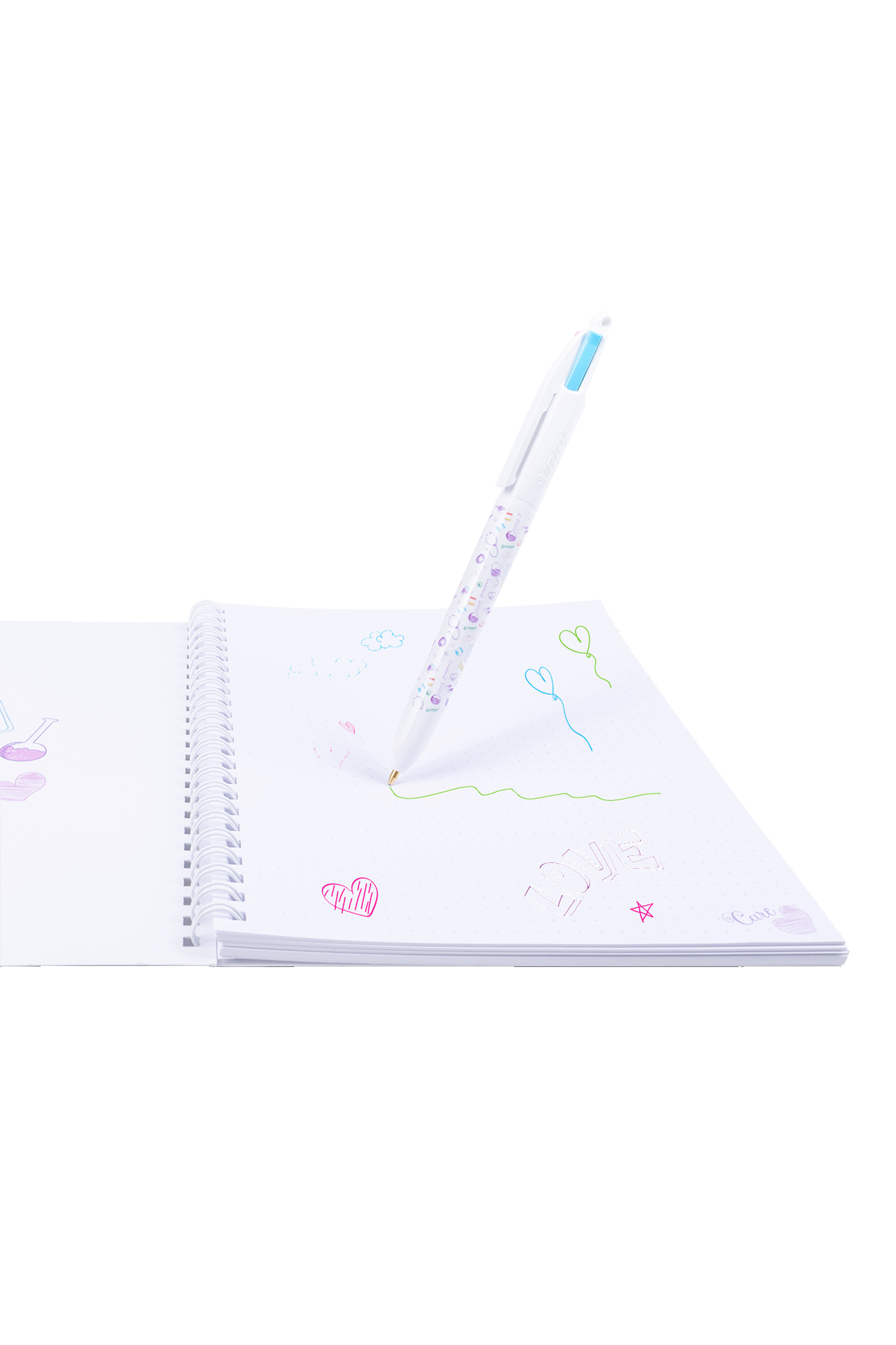 Enfermania Care stylo BIC 4 couleurs imprimé soignant