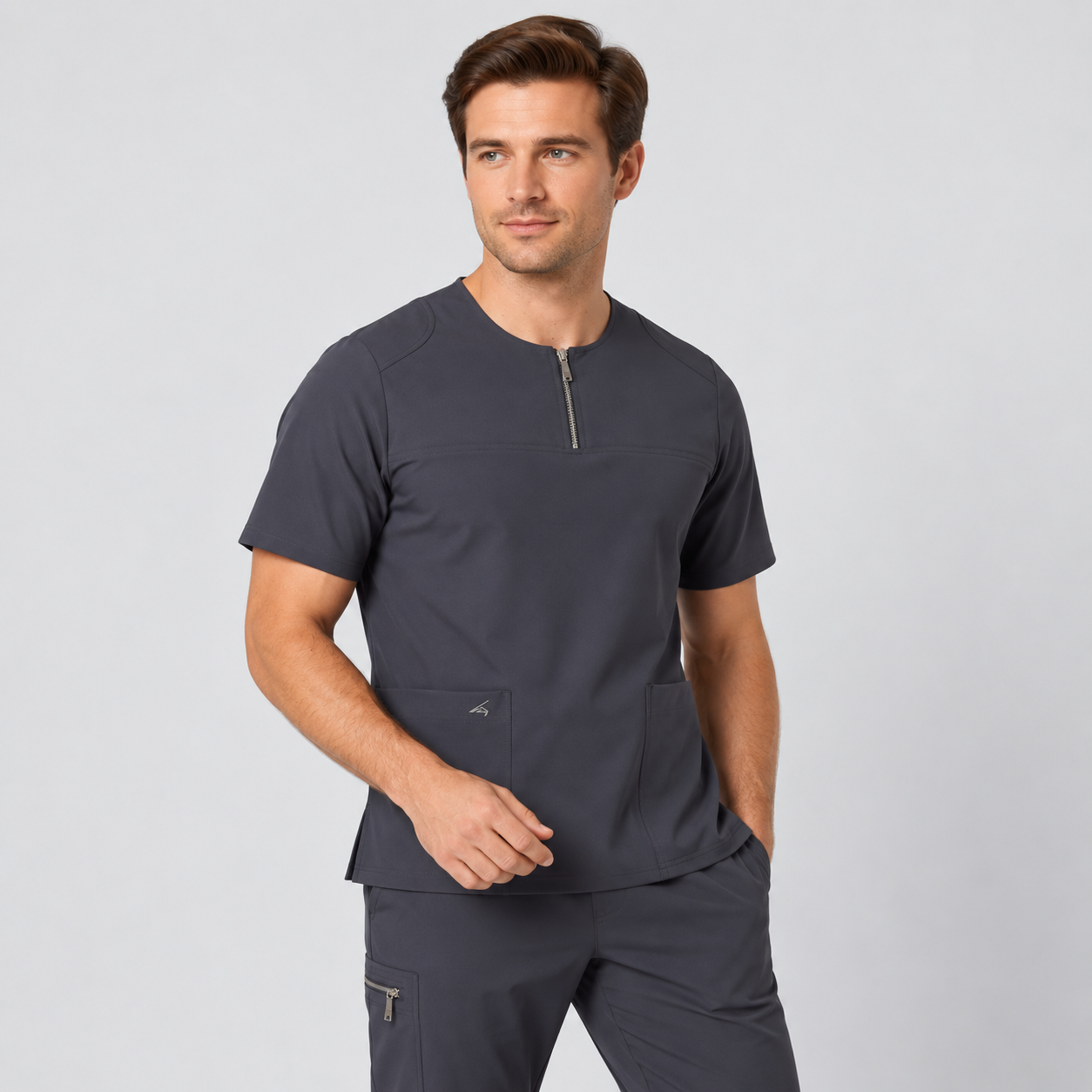 Gary's Aday Tunique médicale homme noire slim