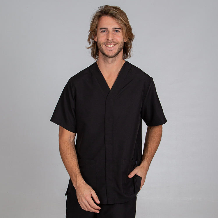 GARY'S Pablo blouse médicale homme blanche microfibre