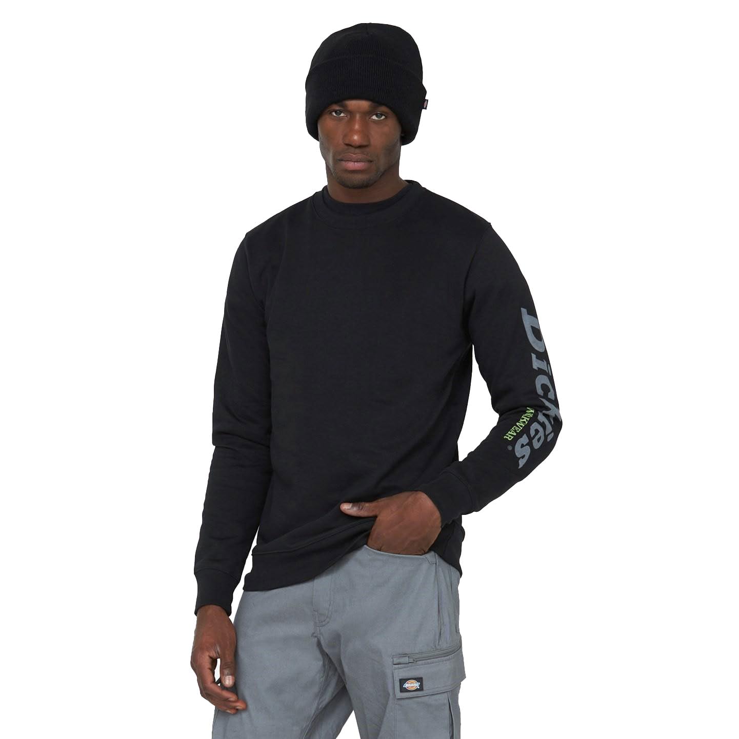 Dickies Okemo sweatshirt homme gris taille XL coton