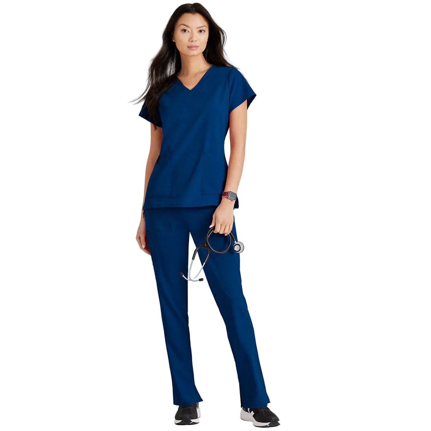 Grey’s Anatomy blouse femme Luxe360 col V 4 poches