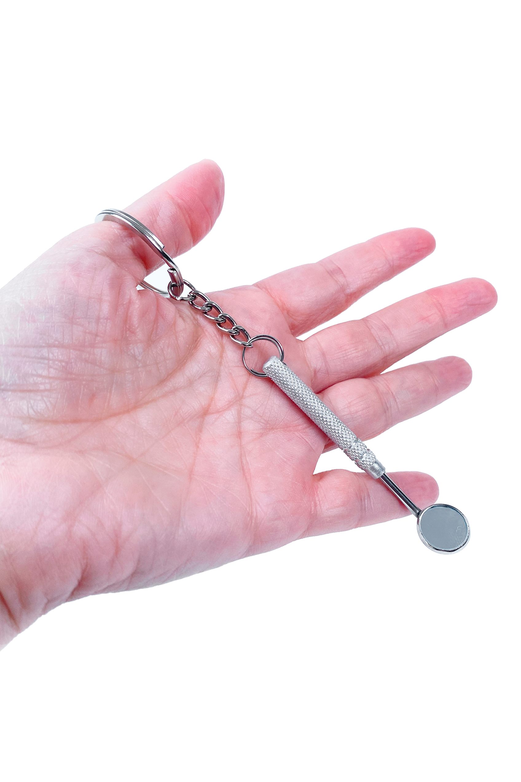 Enfermania Regalos Espejo Dental porte-clés miniature acier