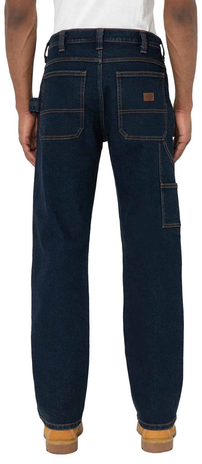 Dickies Carpenter Jean Travail Denim Foncé Coupe Droite