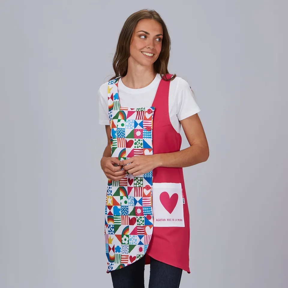 GARY'S Estaciones Ágatha blouse fuchsia XS imprimé