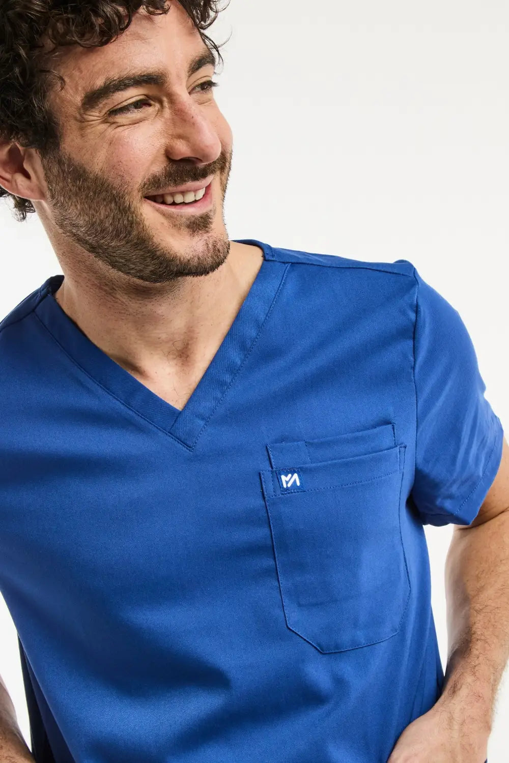 Aelin LUCA Tenue médicale Homme Bleu Roi - Ensemble tunique pantalon