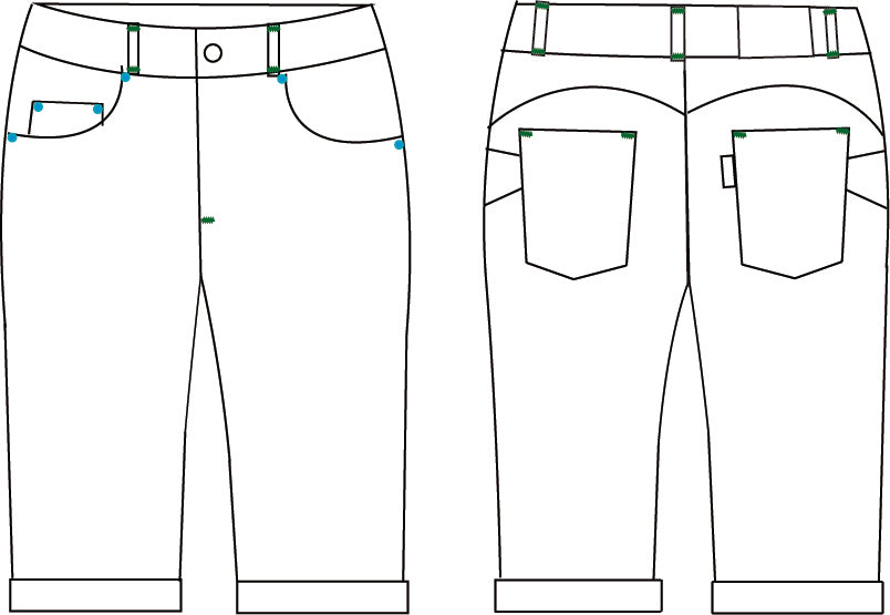 Gary's Casdy Bermuda short denim marine taille 40