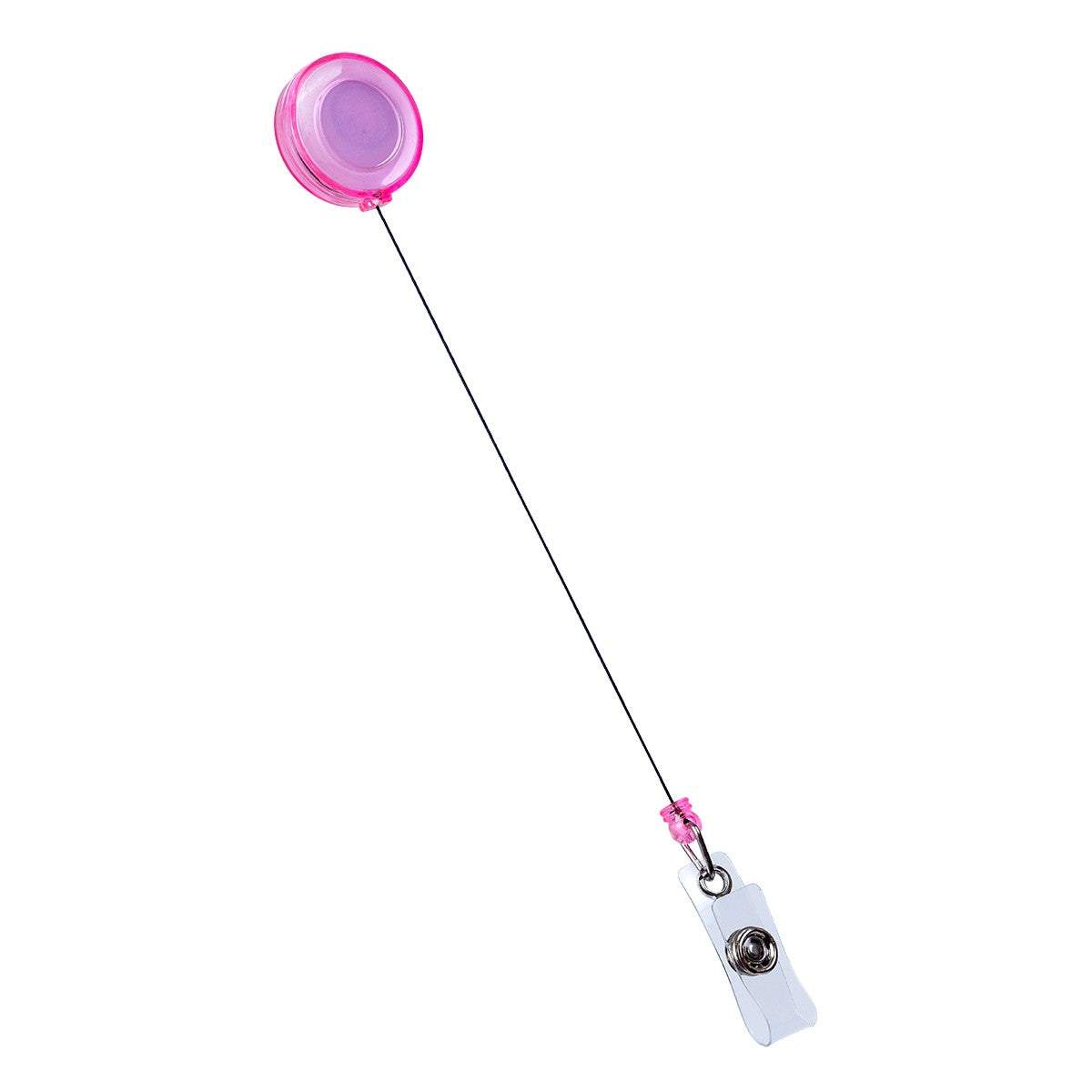 Enfermania Accesorios enrouleur badge plastique rose