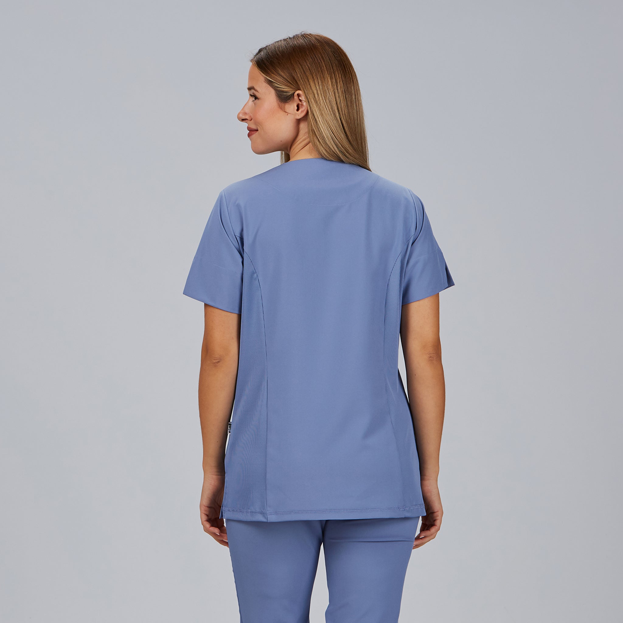 Gary's Jana Blouse Femme Col Carré Noire Stretch