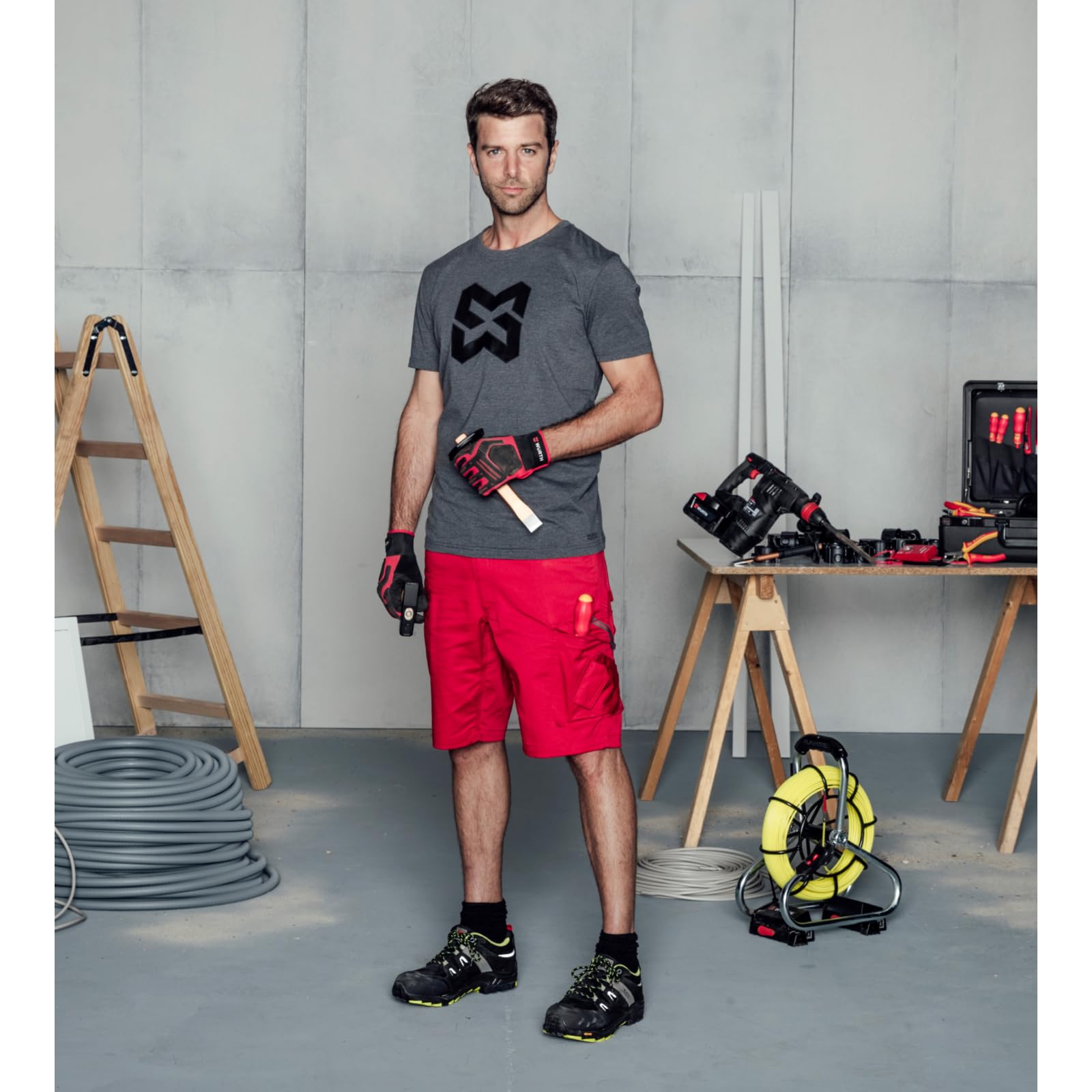 Würth MODYF X-Finity tee-shirt travail anthracite coton