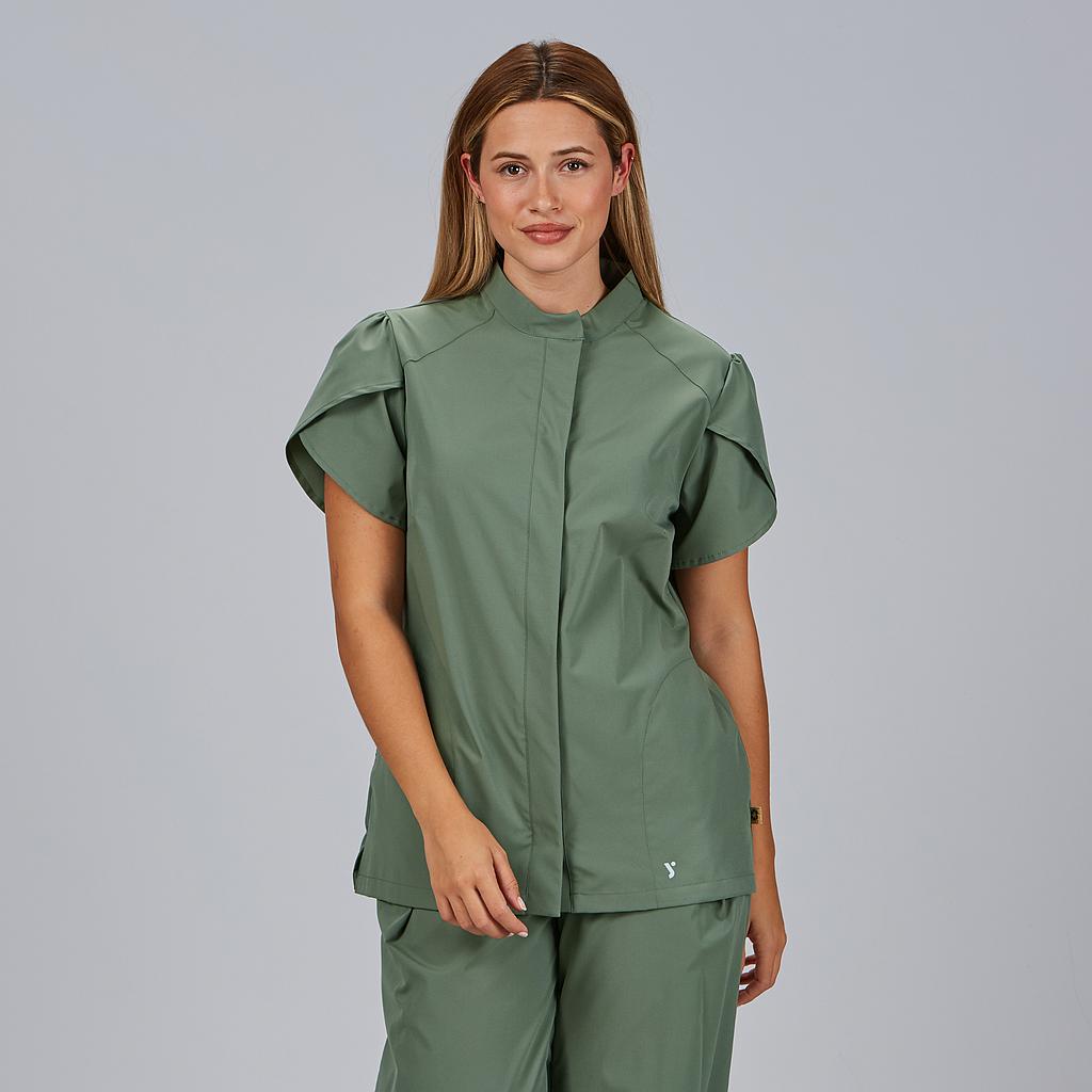 GARY'S Lina blouse medicale noire manches courtes XS