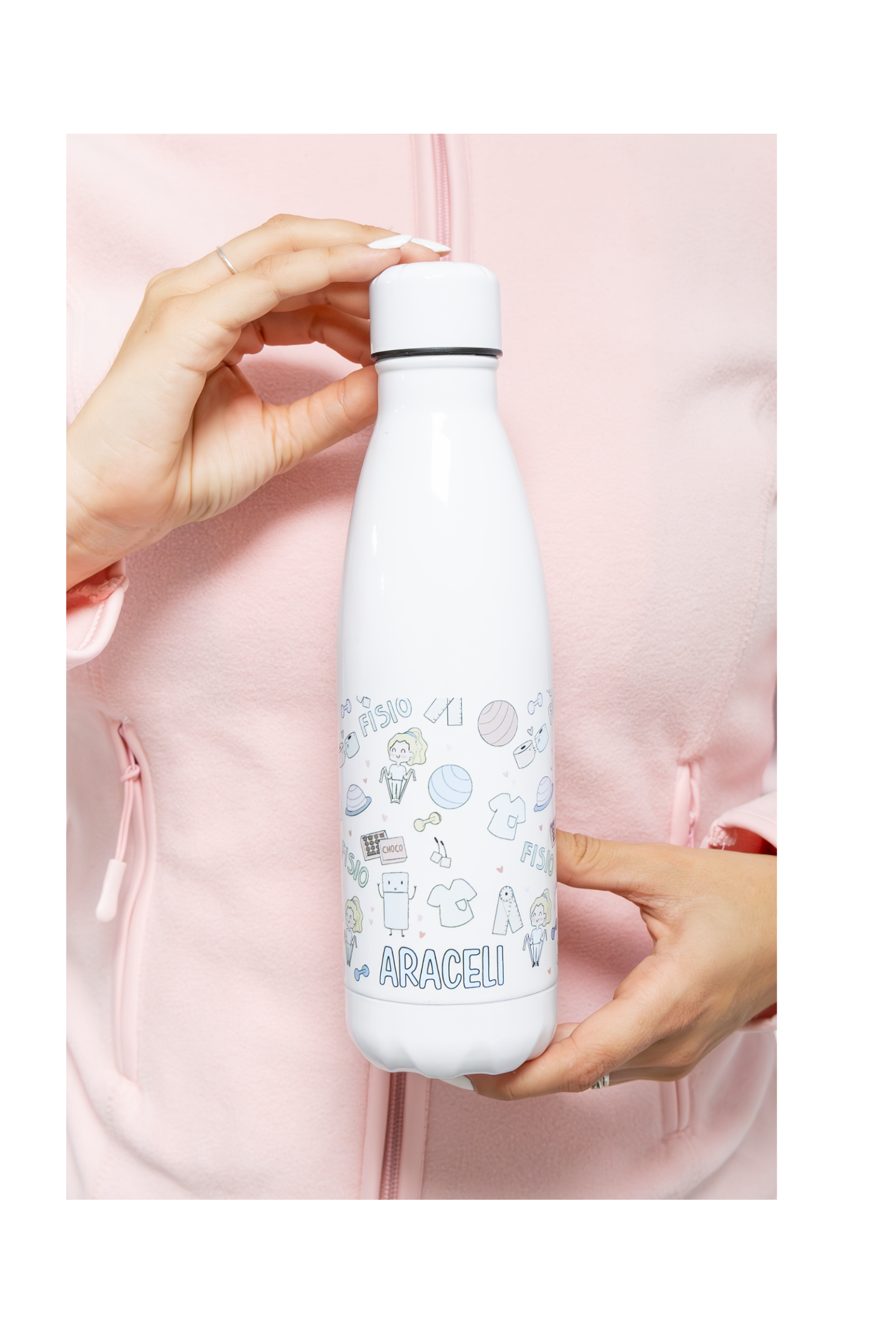 Enfermania Regalos Fisio Pastel bouteille isotherme 700 ml personnalisable