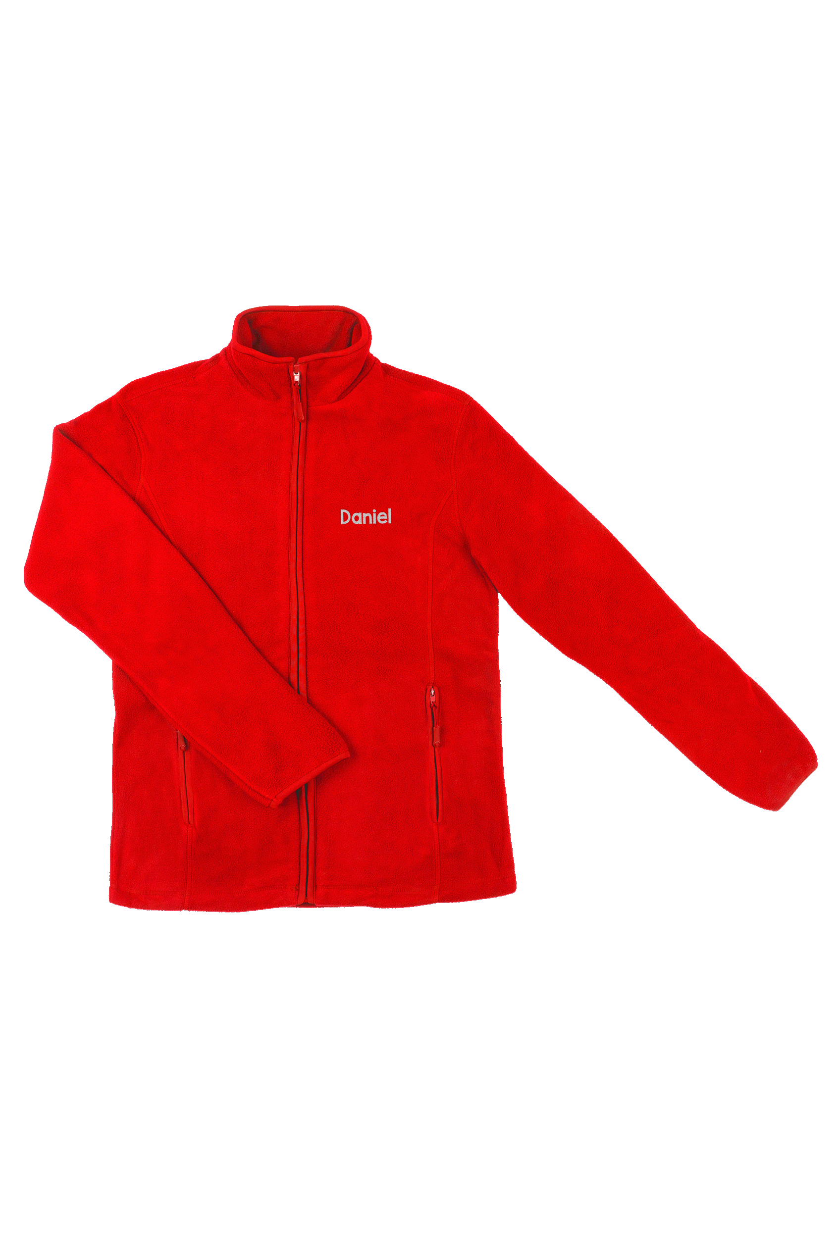 Enfermania Ropa T.E.S veste polaire homme rouge personnalisé