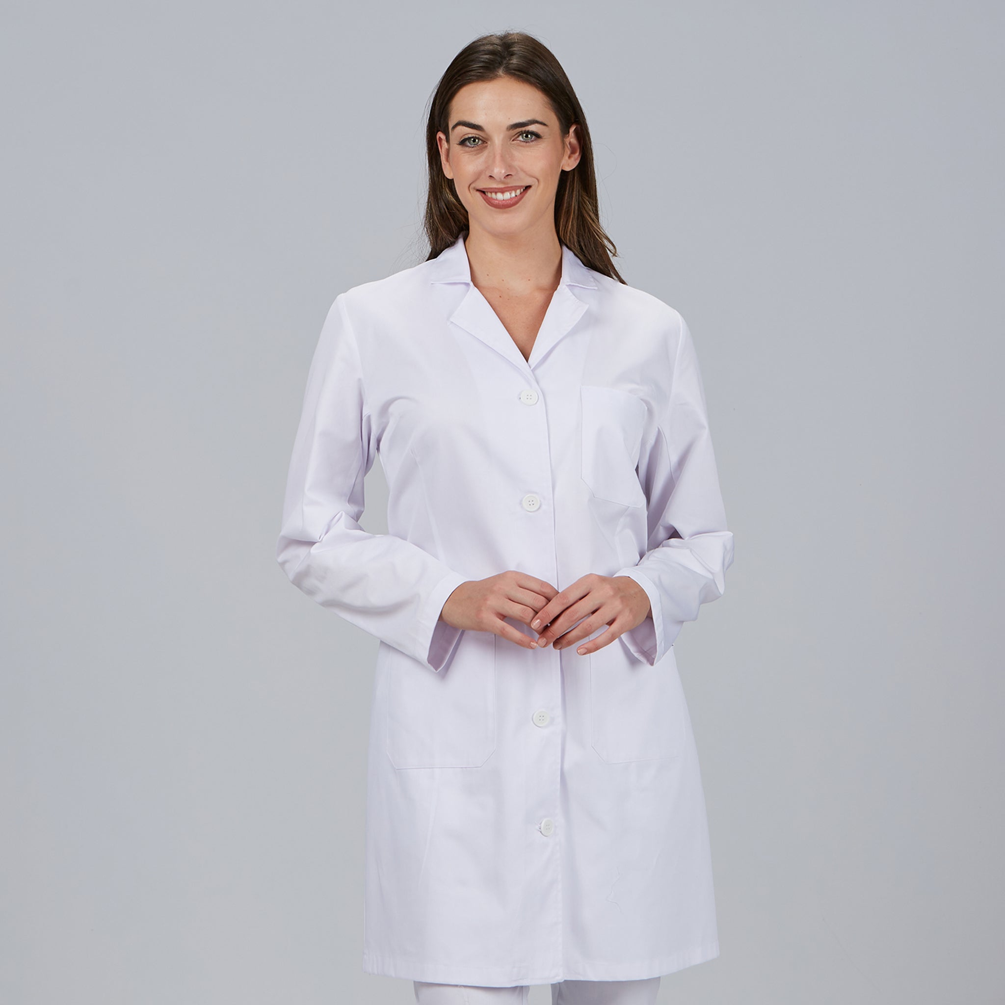 Gary's Blouse Médicale Femme Blanche Manches Longues