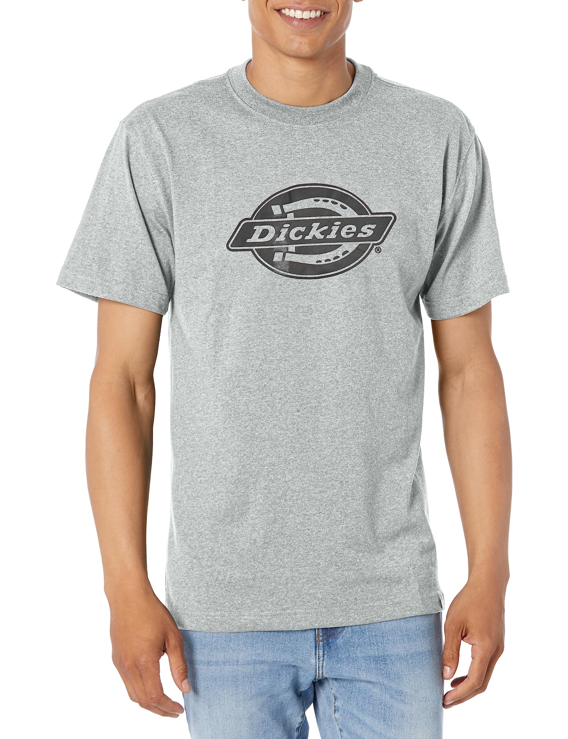 Dickies T-shirt homme manches courtes logo noir L lourd