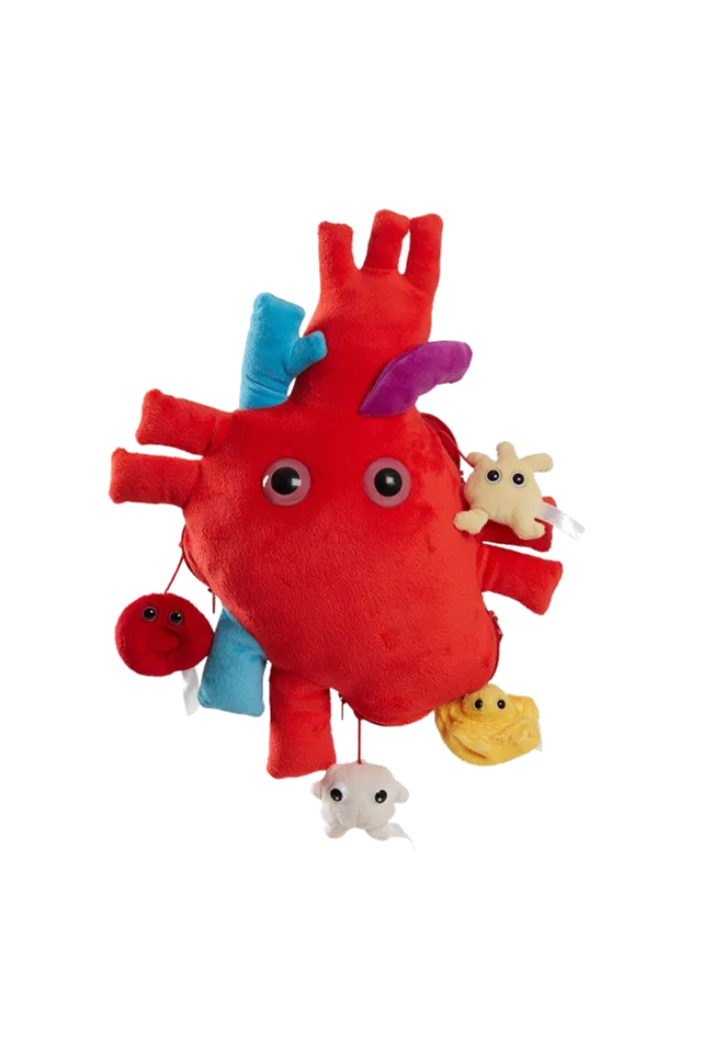 Enfermania Giantmicrobes Peluche Cœur Échelle 1:1