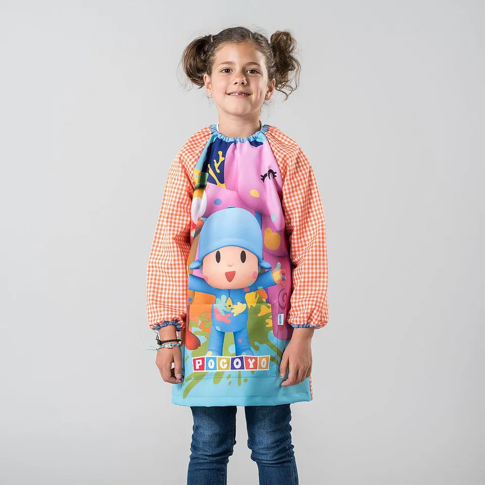 Gary's Children Pocoyo Pinturas tablier école orange