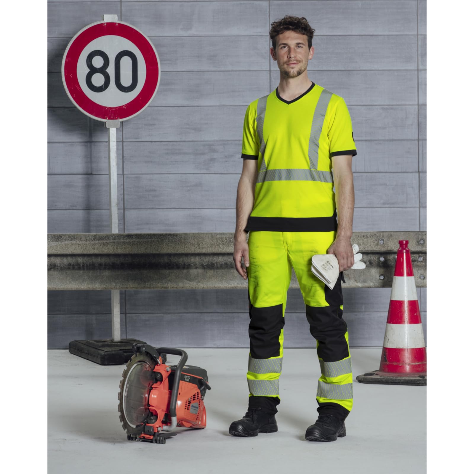 Würth MODYF Fluo Tee-shirt haute-visibilité M jaune