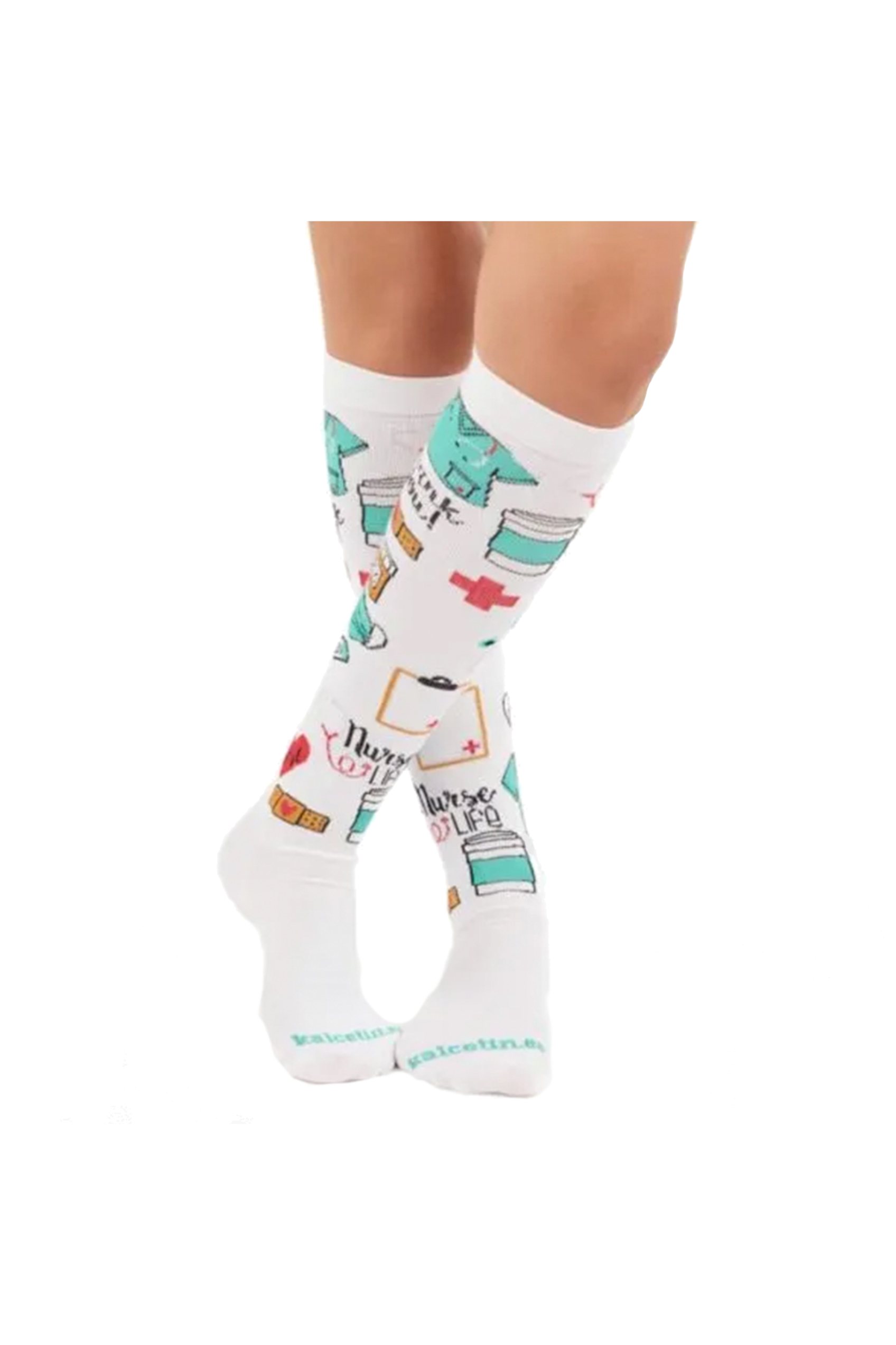 Enfermania Nurse Life chaussettes de compression infirmière S/M