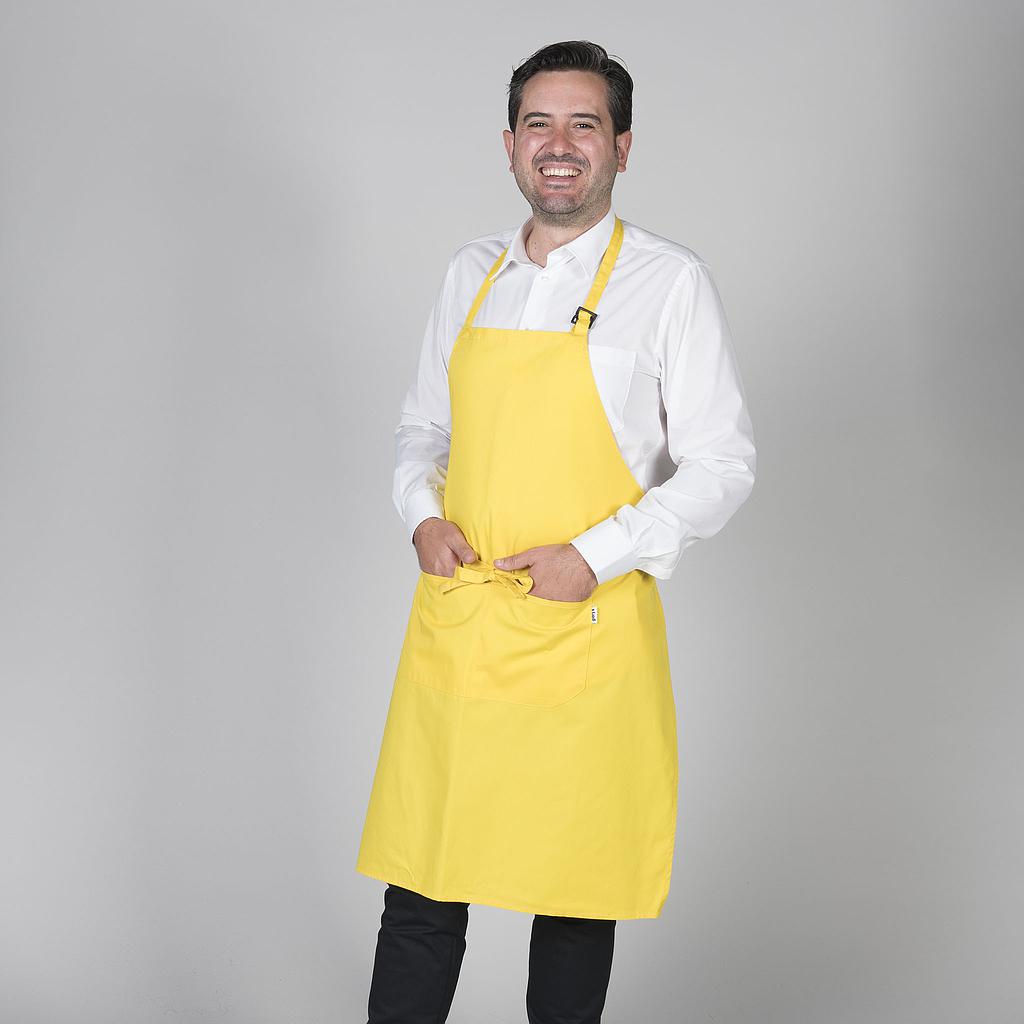 GARY'S Aprons tablier à bavette 90x75 cm noir sergé