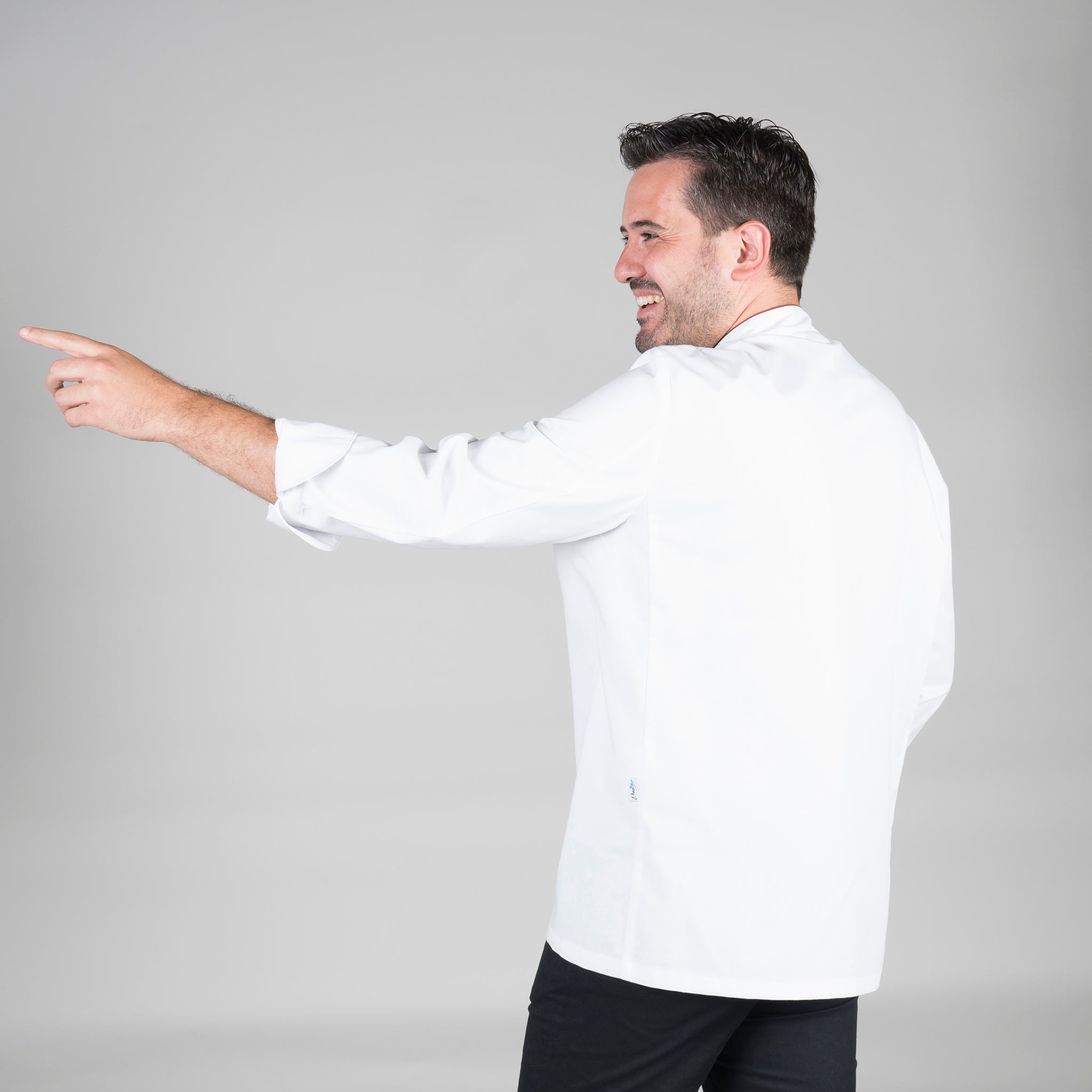 GARY'S Jackets veste cuisine mixte noire manches longues