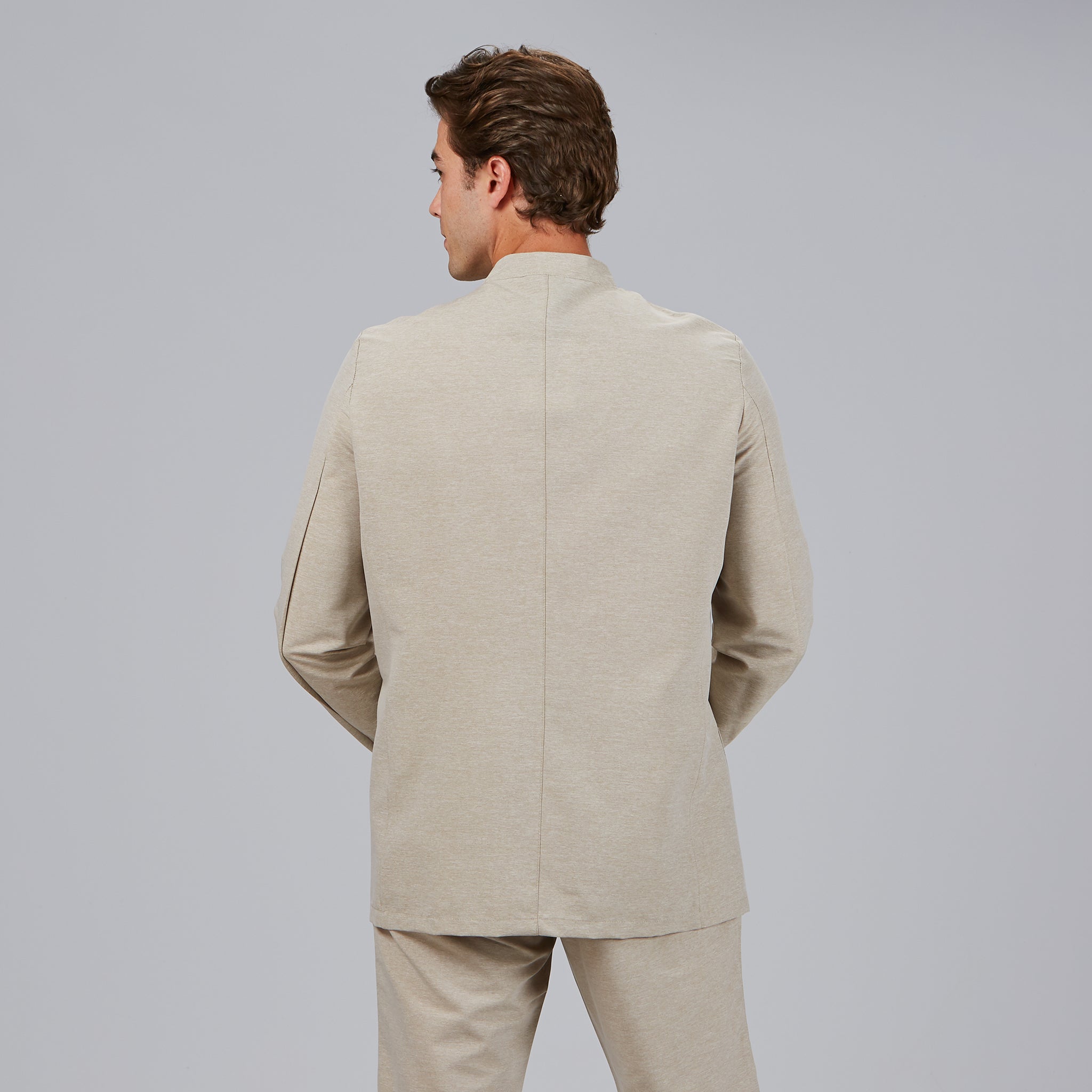 Gary's Eric Jasper blouse médicale homme manches longues sable