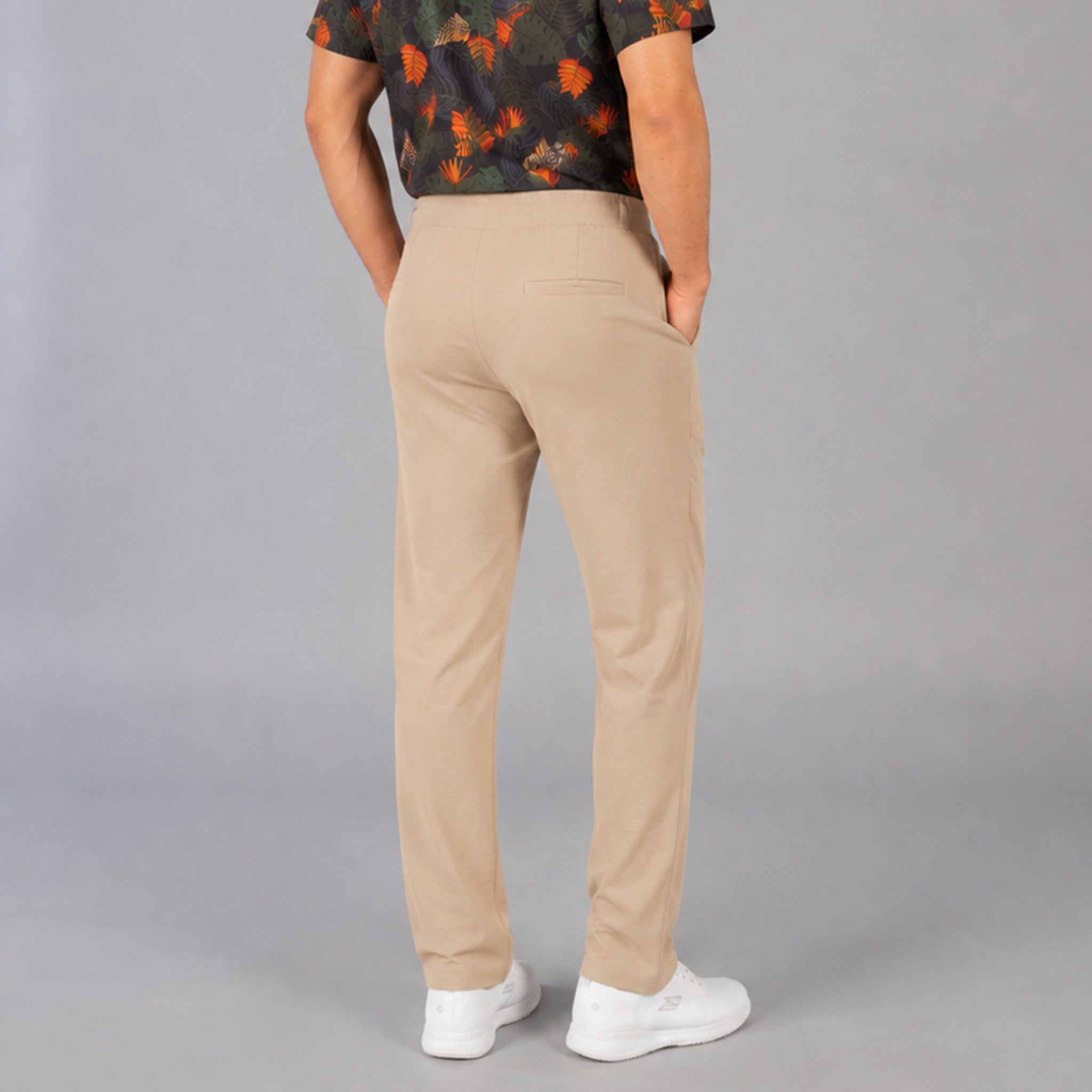 GARY'S Bambula pantalon homme beige hôtellerie